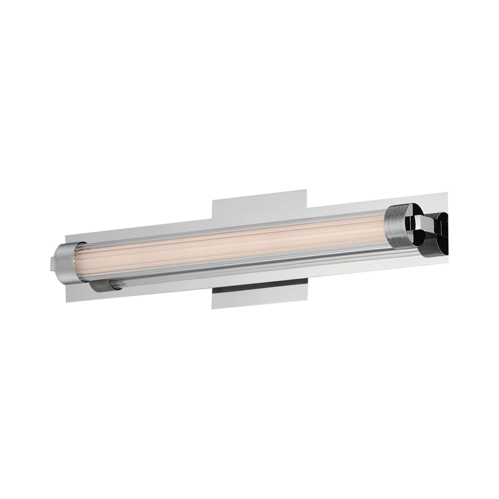 ET2 Lighting - Doric 19" LED Bath Sconce, Polished Chrome Finish | Bees Lighting