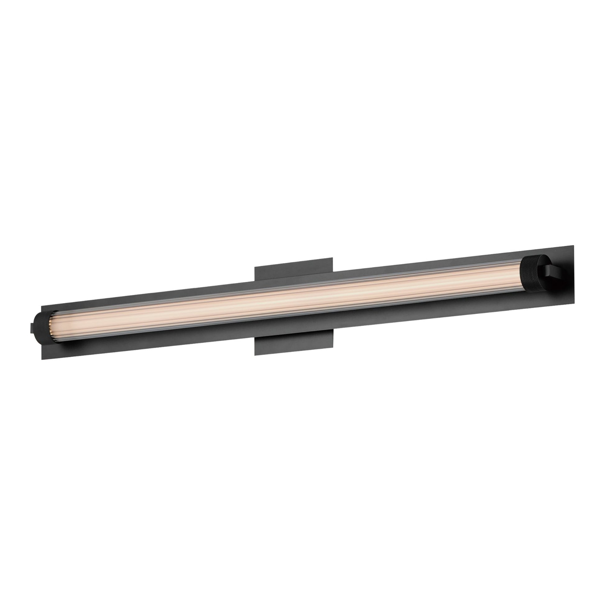 ET2 Lighting - Doric 30" LED Bath Sconce, Black Finish | Bees Lighting
