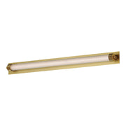 Doric 30" LED Bath Sconce, Natural Aged Brass Finish