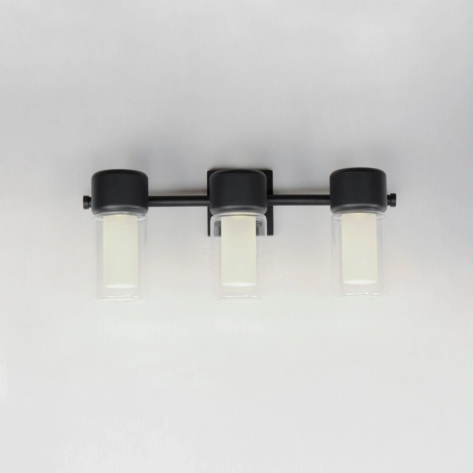 ET2 Lighting - Dram 22" 3-Light LED Bath Sconce, Black Finish | Bees Lighting