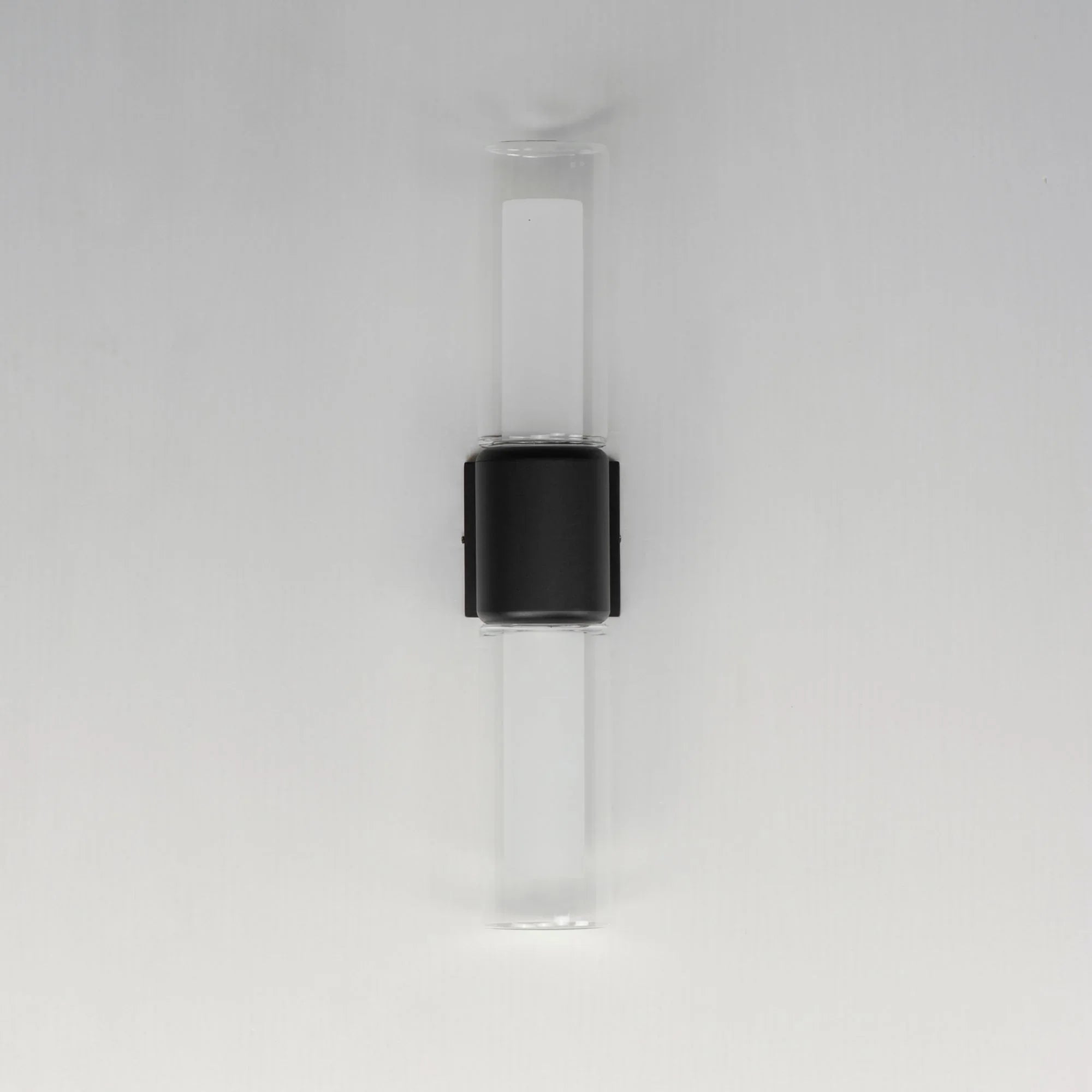Dram 23" 2-Light Large LED Outdoor Wall Sconce, Black Finish