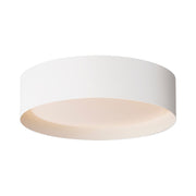 Echo 16" LED Flush Mount, White Finish