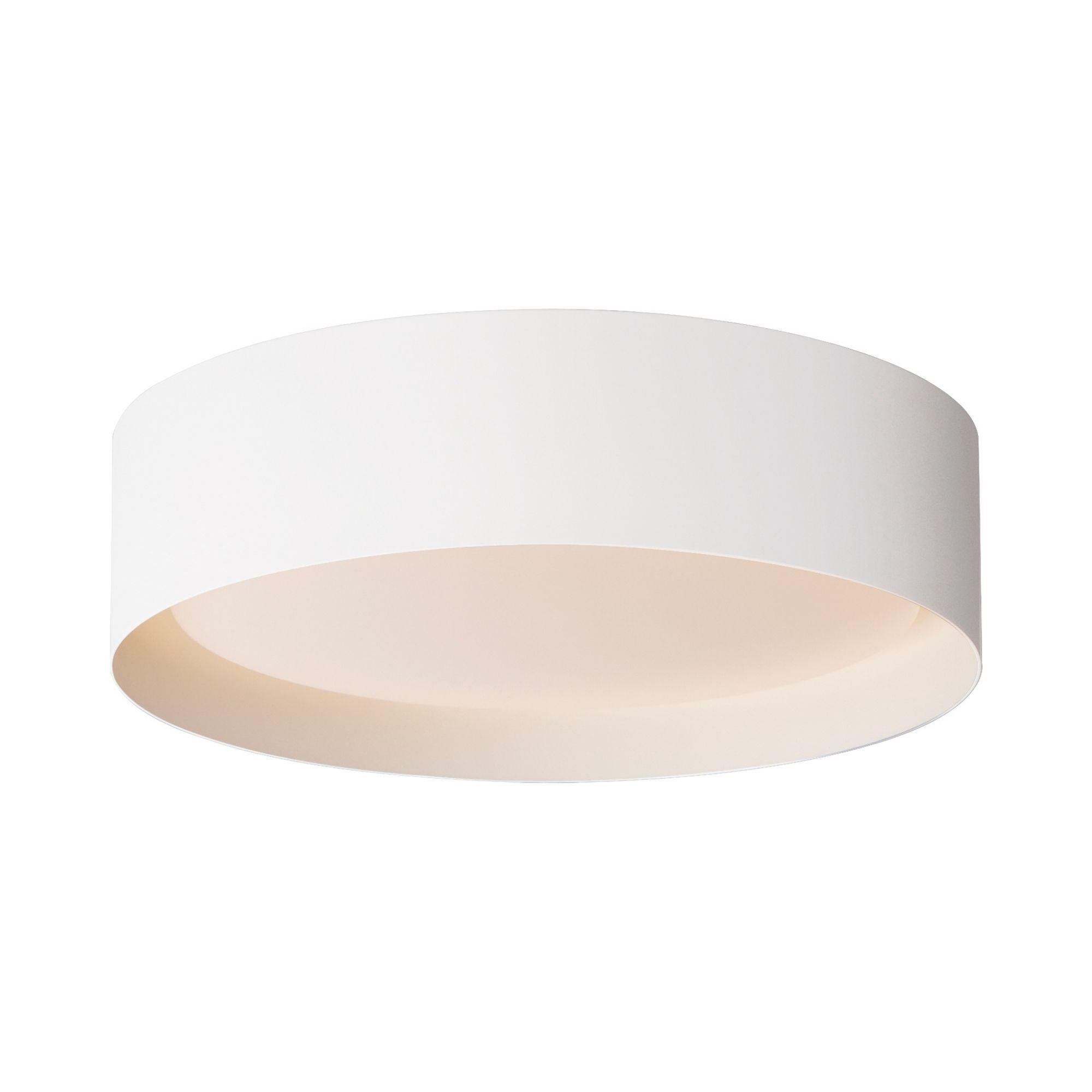 Echo 16" LED Flush Mount, White Finish