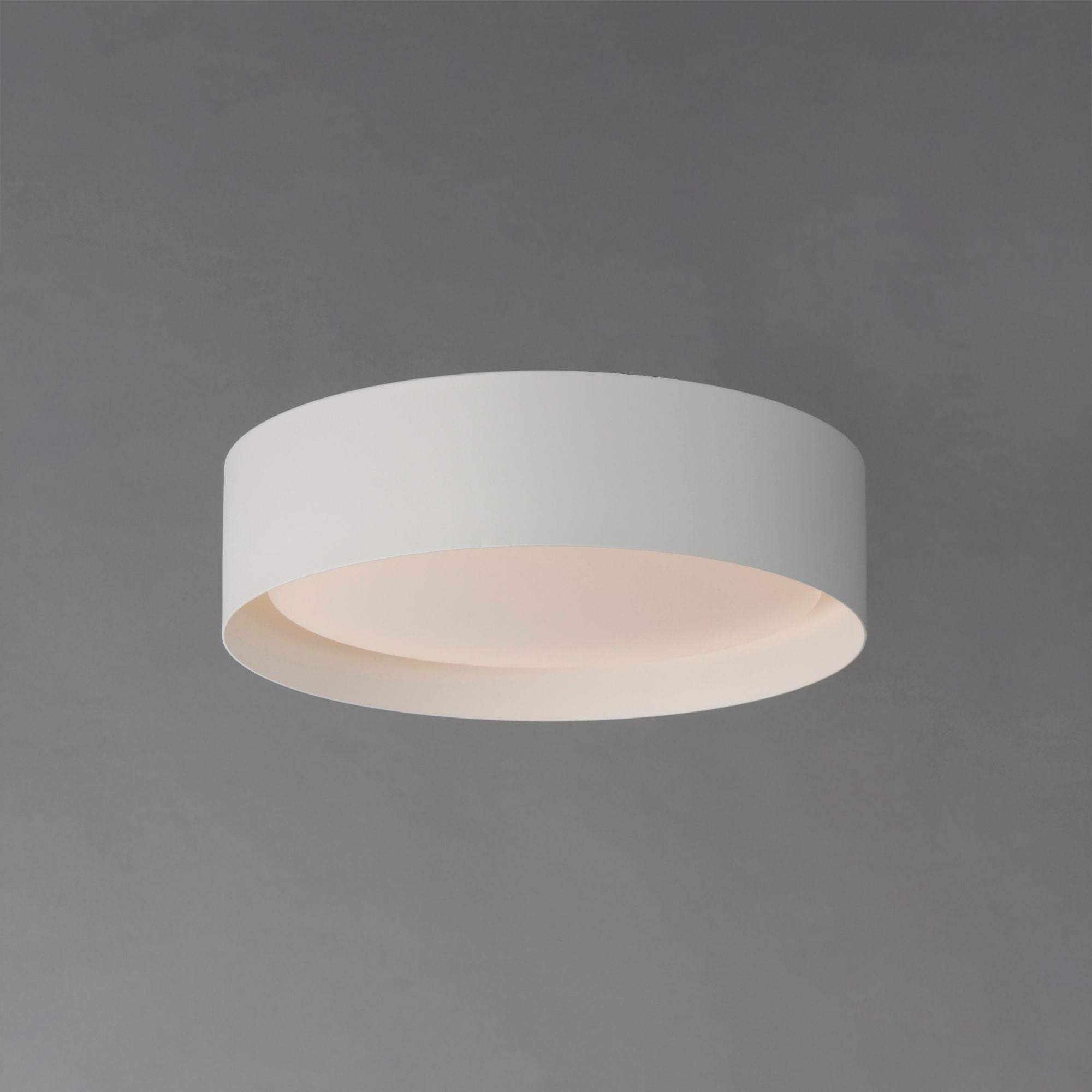 Echo 24" LED Flush Mount, White Finish