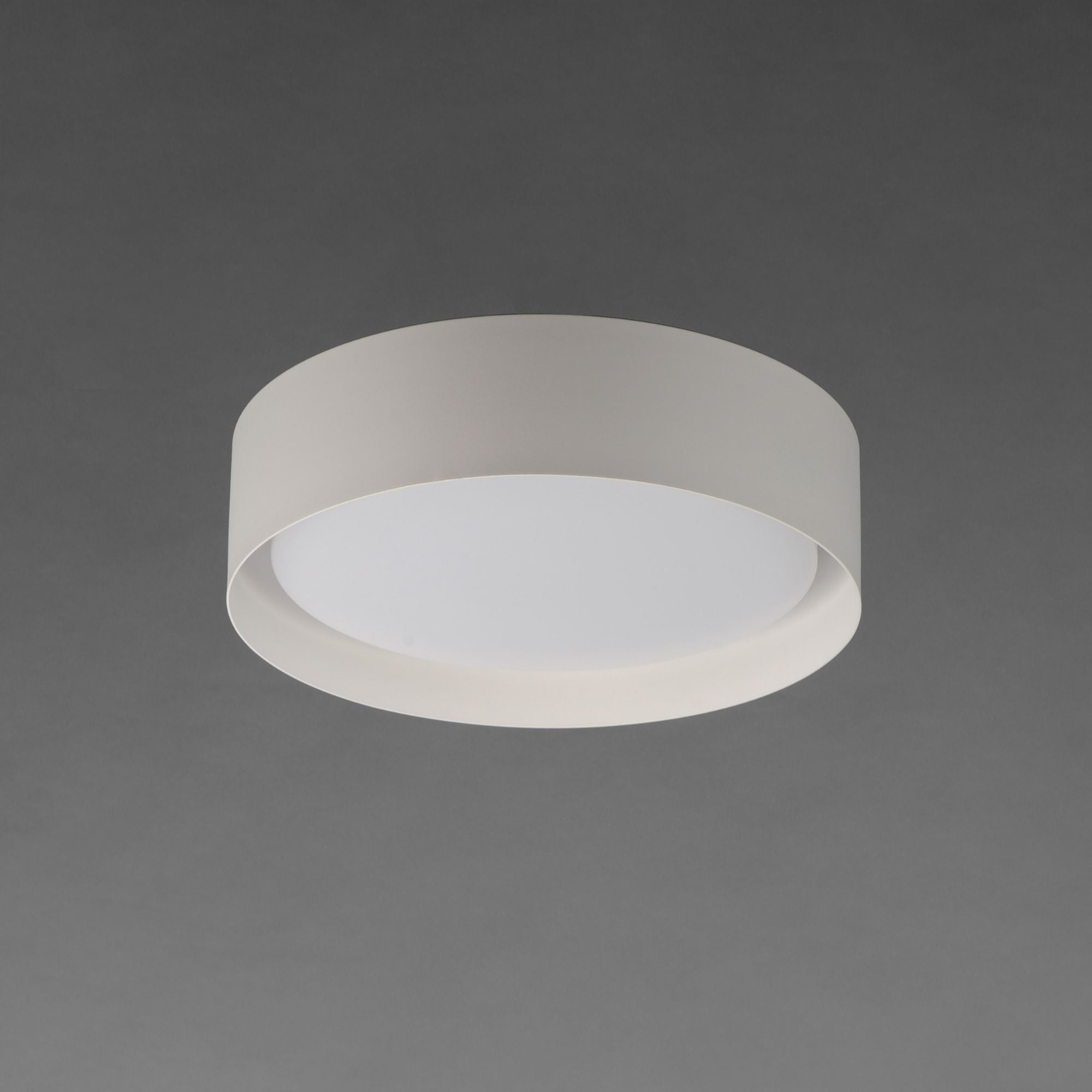 Echo 24" LED Flush Mount, White Finish