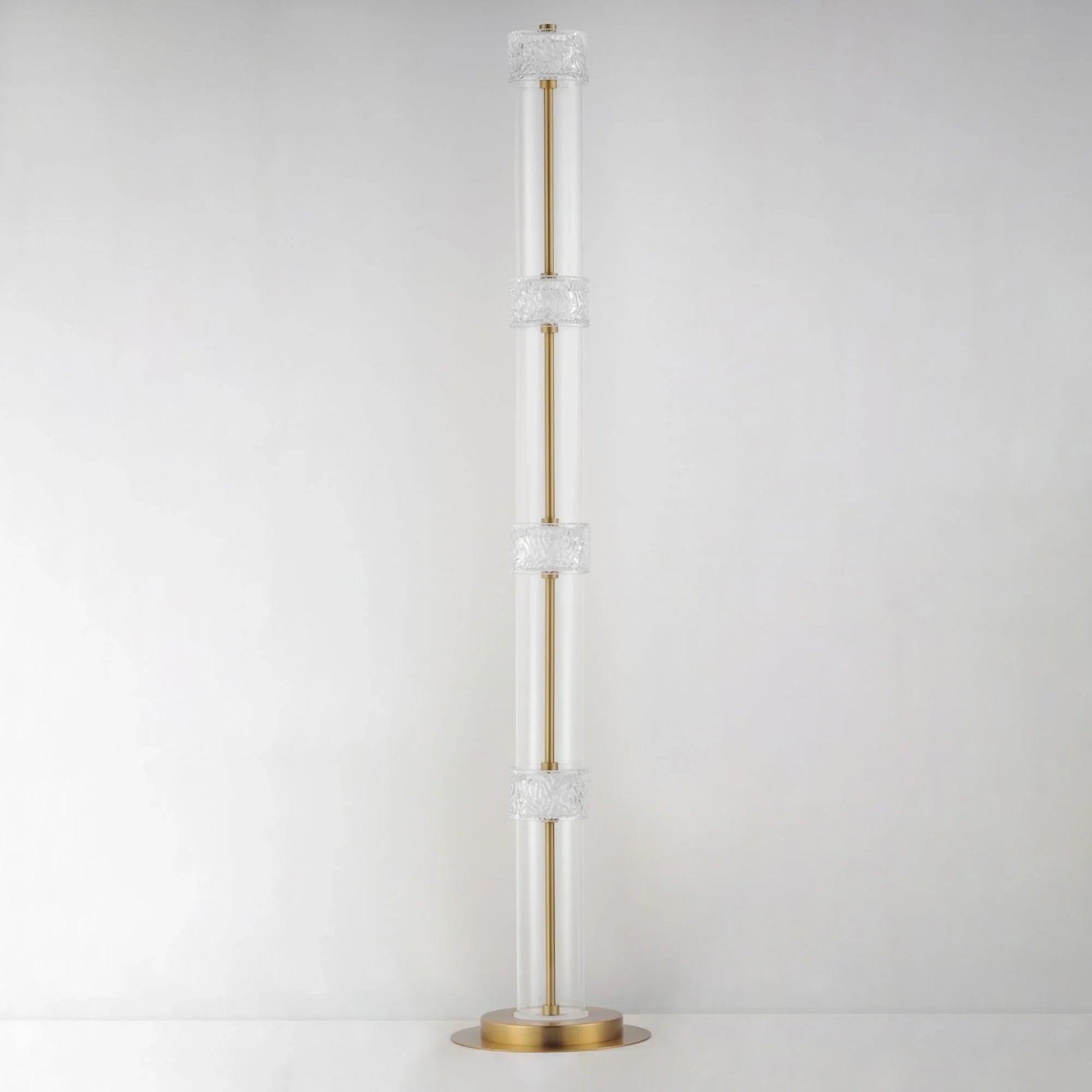 ET2 Lighting - Elysian 4-Light LED Floor Lamp, Natural Aged Brass Finish | Bees Lighting
