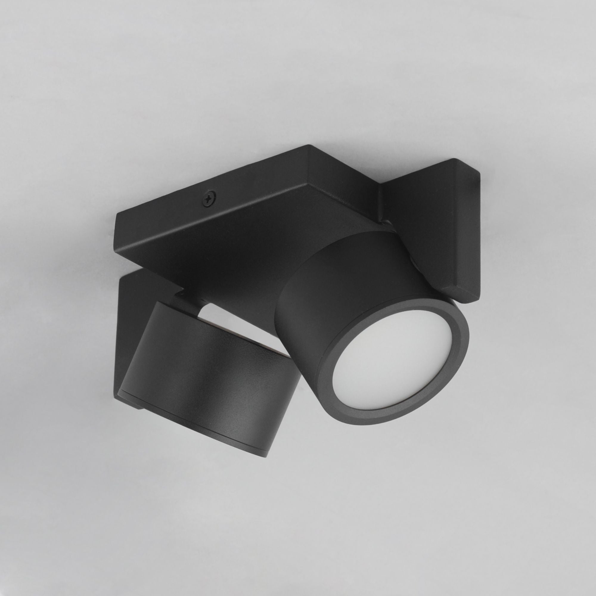 Embrace 8" 2-Light LED Flush Mount, Black Finish