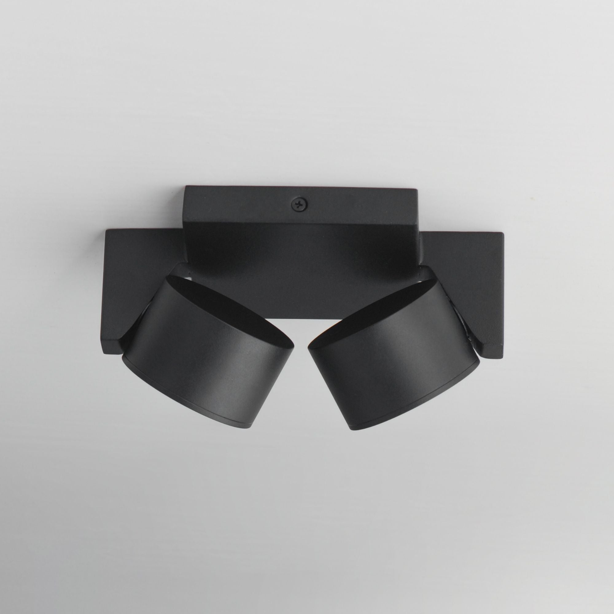 Embrace 8" 2-Light LED Flush Mount, Black Finish