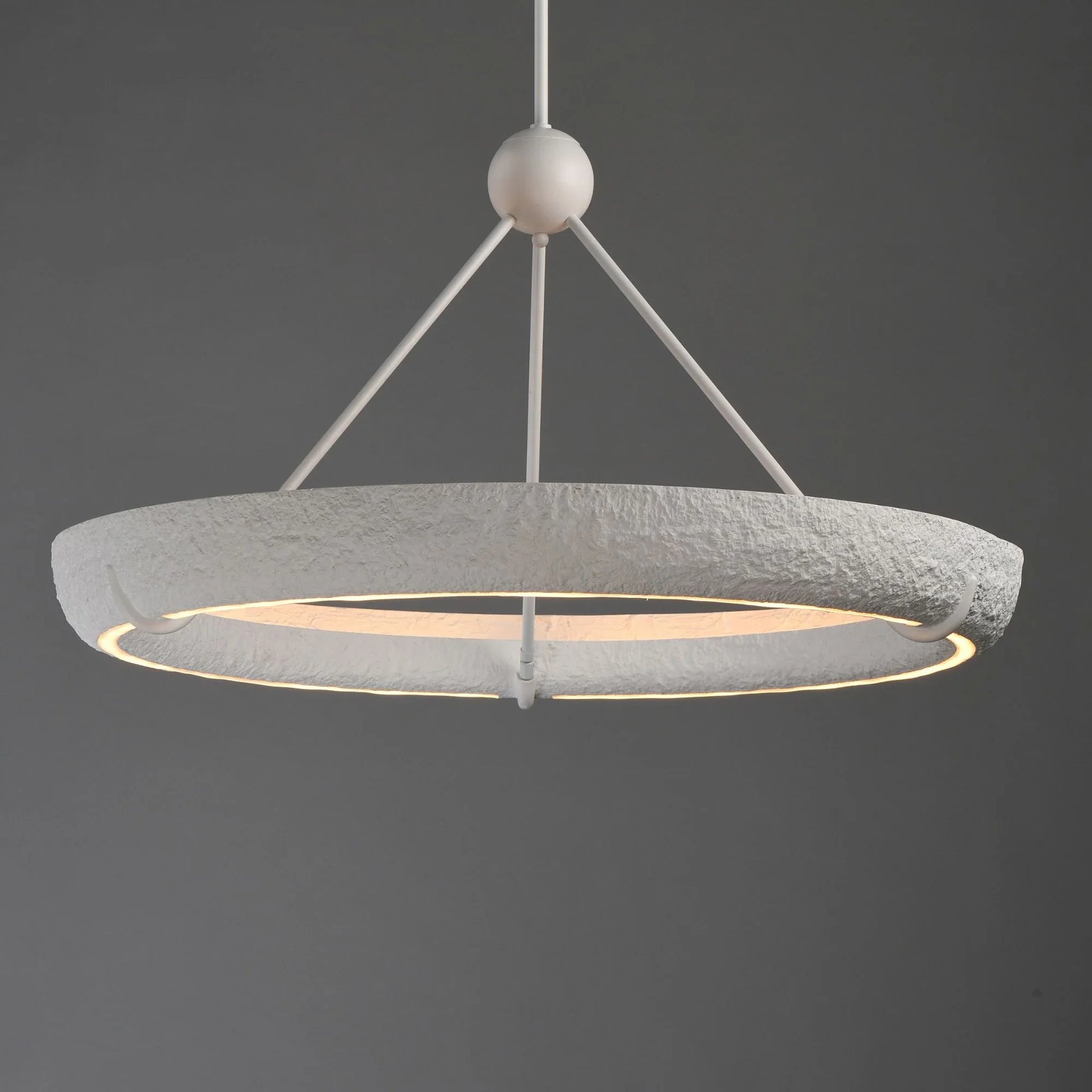 ET2 Lighting - Geist 36" LED Pendant, Textured White Finish | Bees Lighting