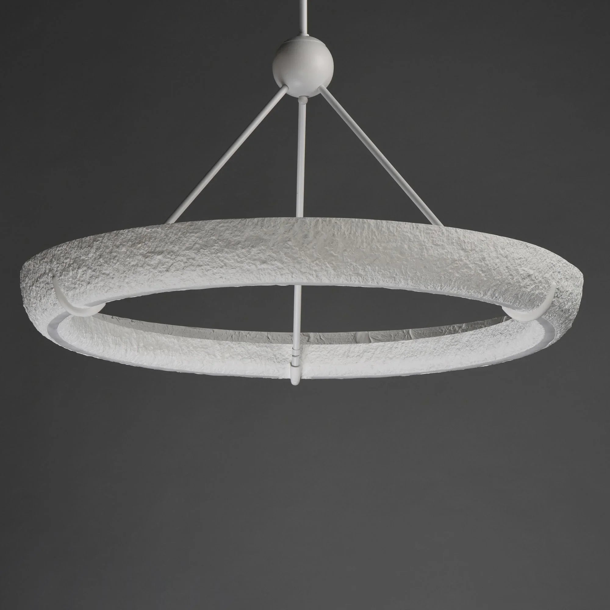 ET2 Lighting - Geist 36" LED Pendant, Textured White Finish | Bees Lighting