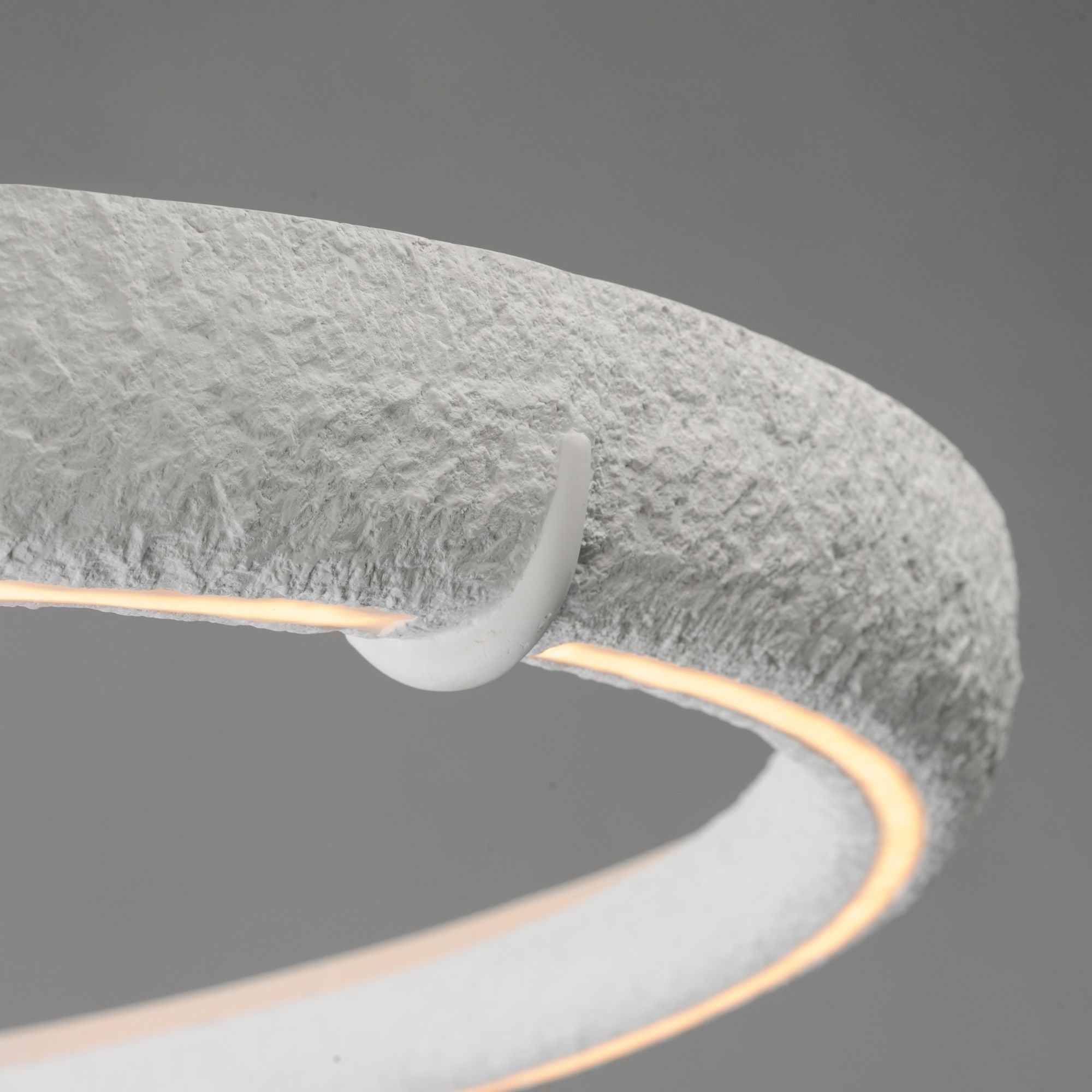 Geist 48" LED Pendant, Textured White Finish