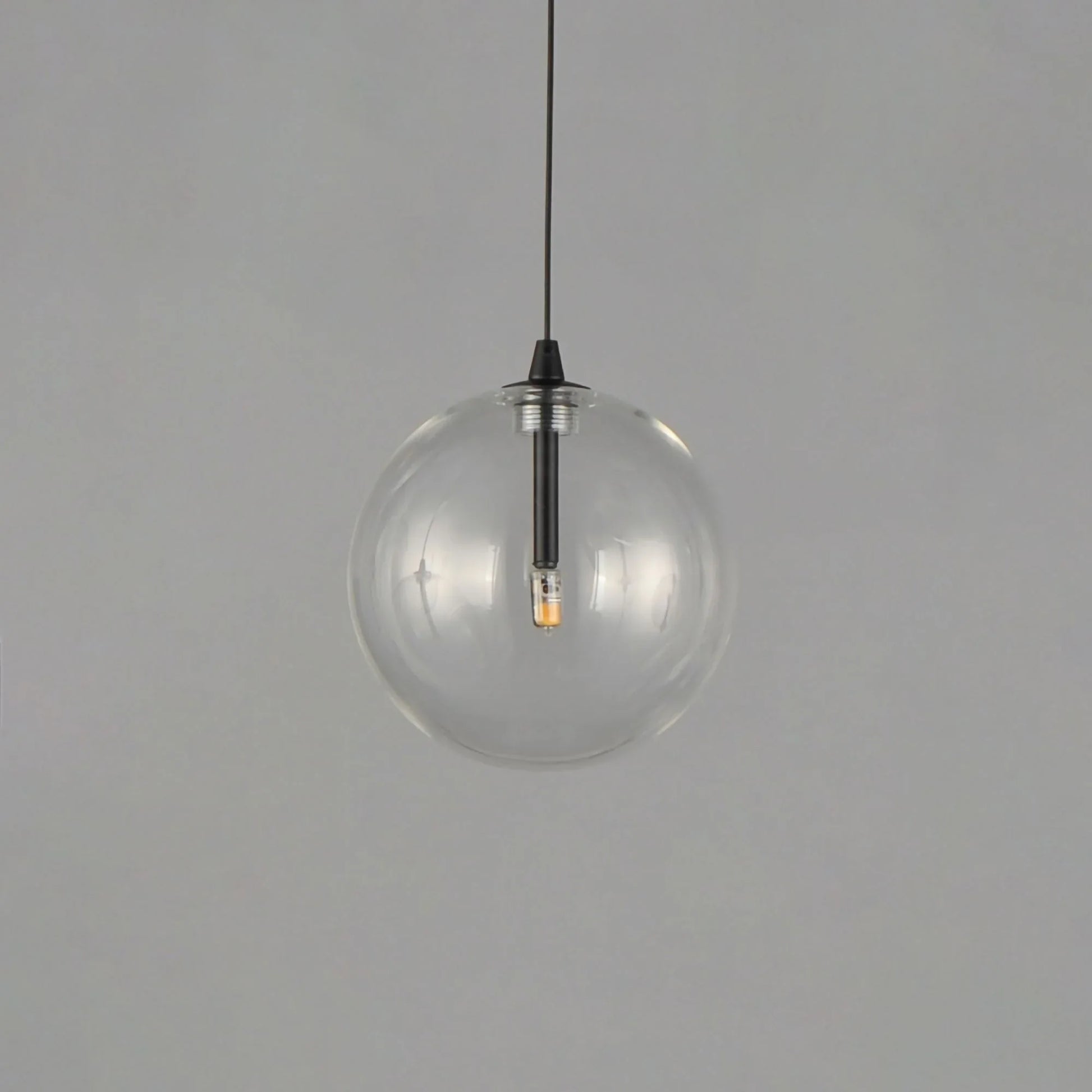 ET2 Lighting - Global 7" Mini LED Pendant, Black Finish | Bees Lighting