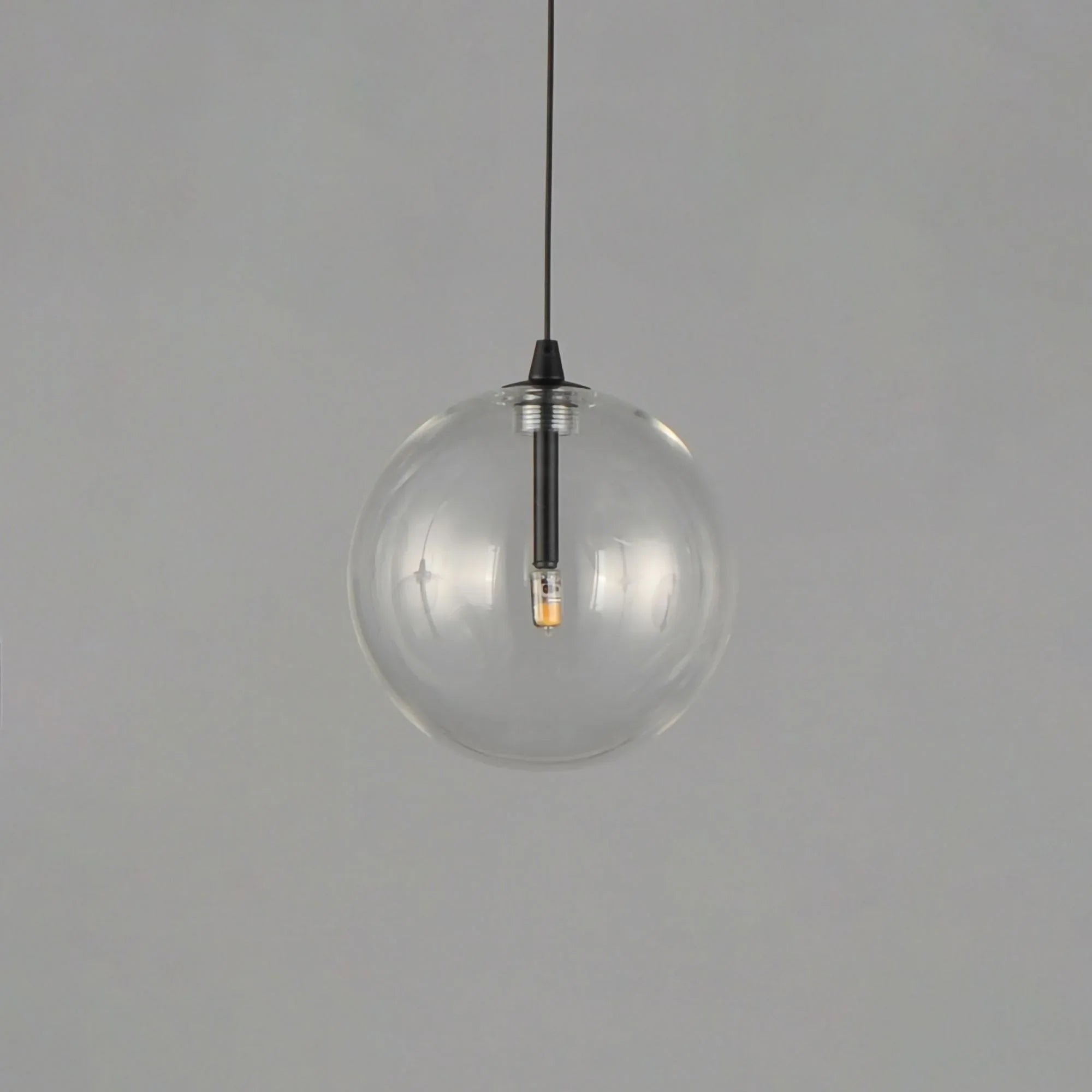 ET2 Lighting - Global 7" Mini LED Pendant, Black Finish | Bees Lighting