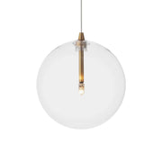 ET2 Lighting - Global 7" Mini LED Pendant, Natural Aged Brass Finish | Bees Lighting