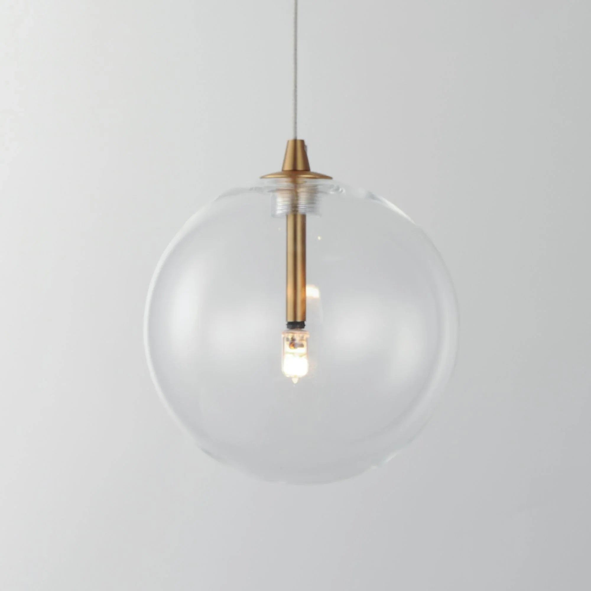 ET2 Lighting - Global 7" Mini LED Pendant, Natural Aged Brass Finish | Bees Lighting