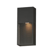 Grate 14" LED Outdoor Wall Sconce, Architectural Bronze Finish