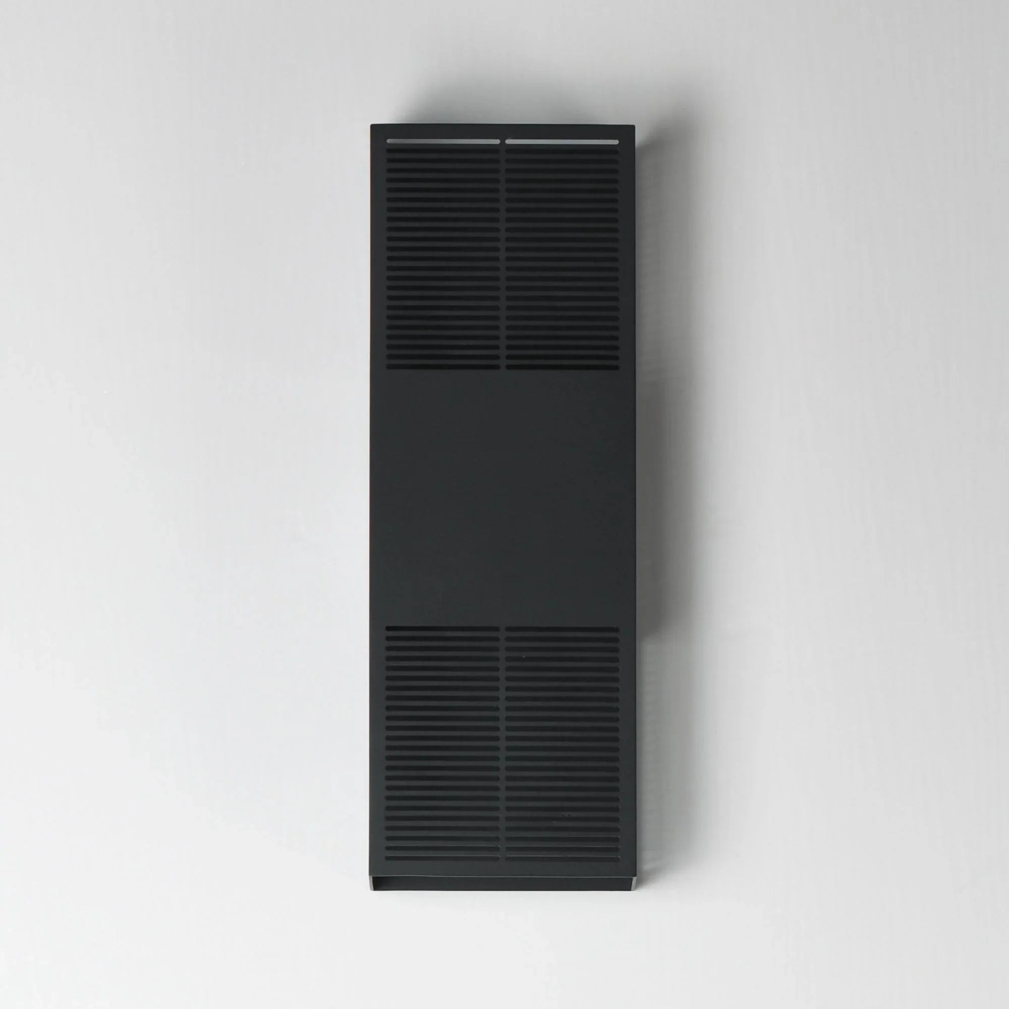 Grate 18" 2-Light LED Outdoor Wall Sconce, Black Finish