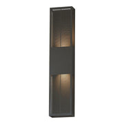 ET2 Lighting - Grate 30" 2-Light LED Outdoor Wall Sconce, Architectural Bronze Finish | Bees Lighting