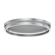 Groove 5CCT 24" LED Flush Mount, Brushed Aluminum Finish