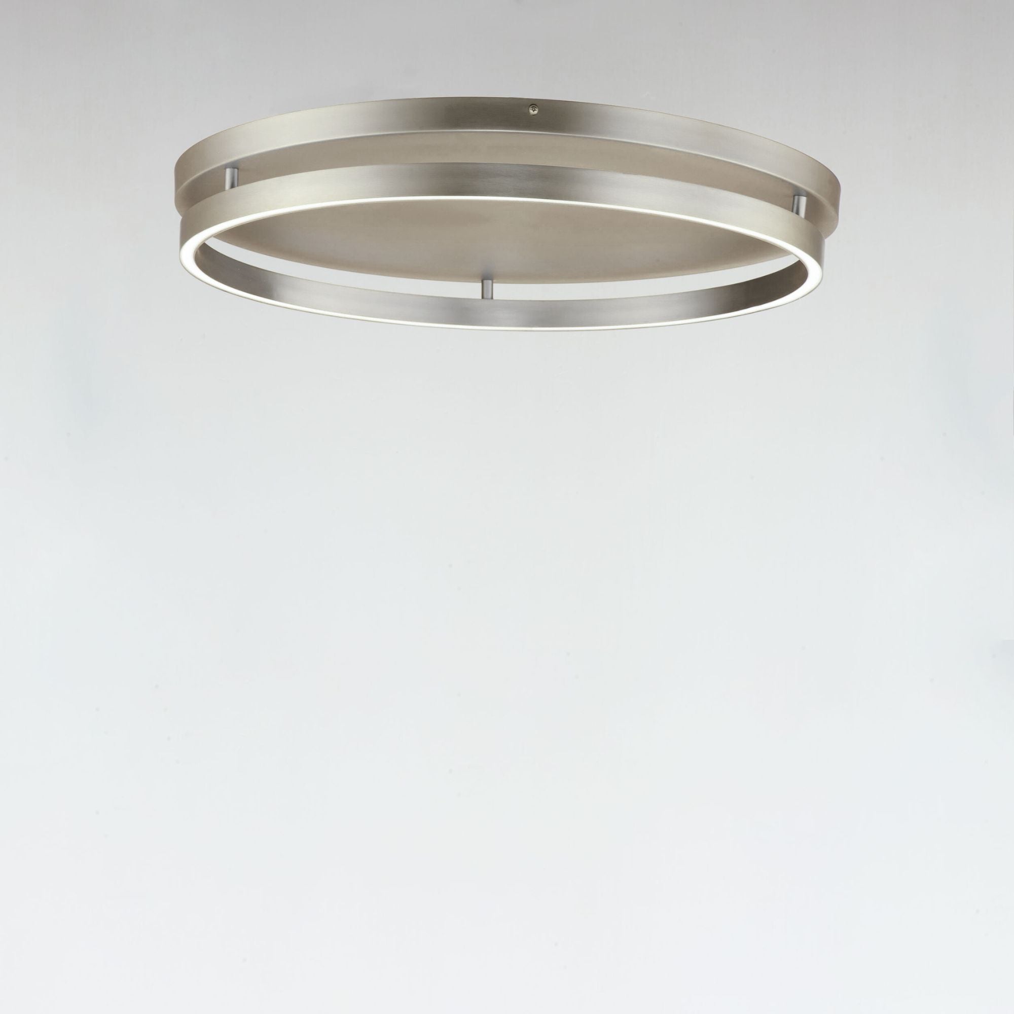 Groove 5CCT 24" LED Flush Mount, Brushed Aluminum Finish