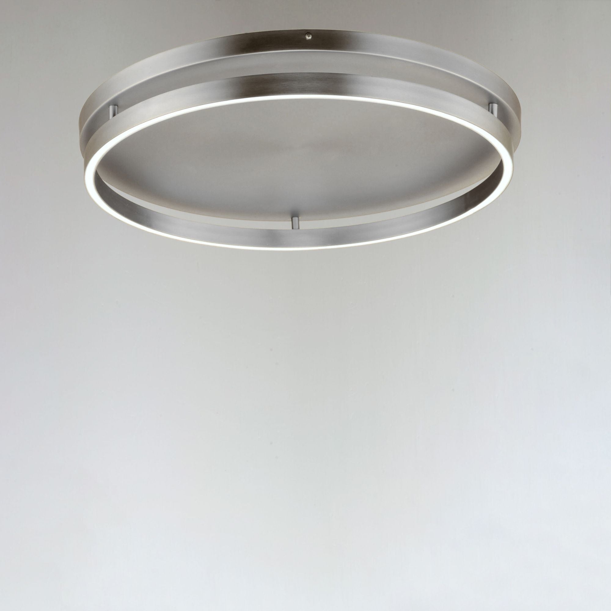 Groove 5CCT 24" LED Flush Mount, Brushed Aluminum Finish