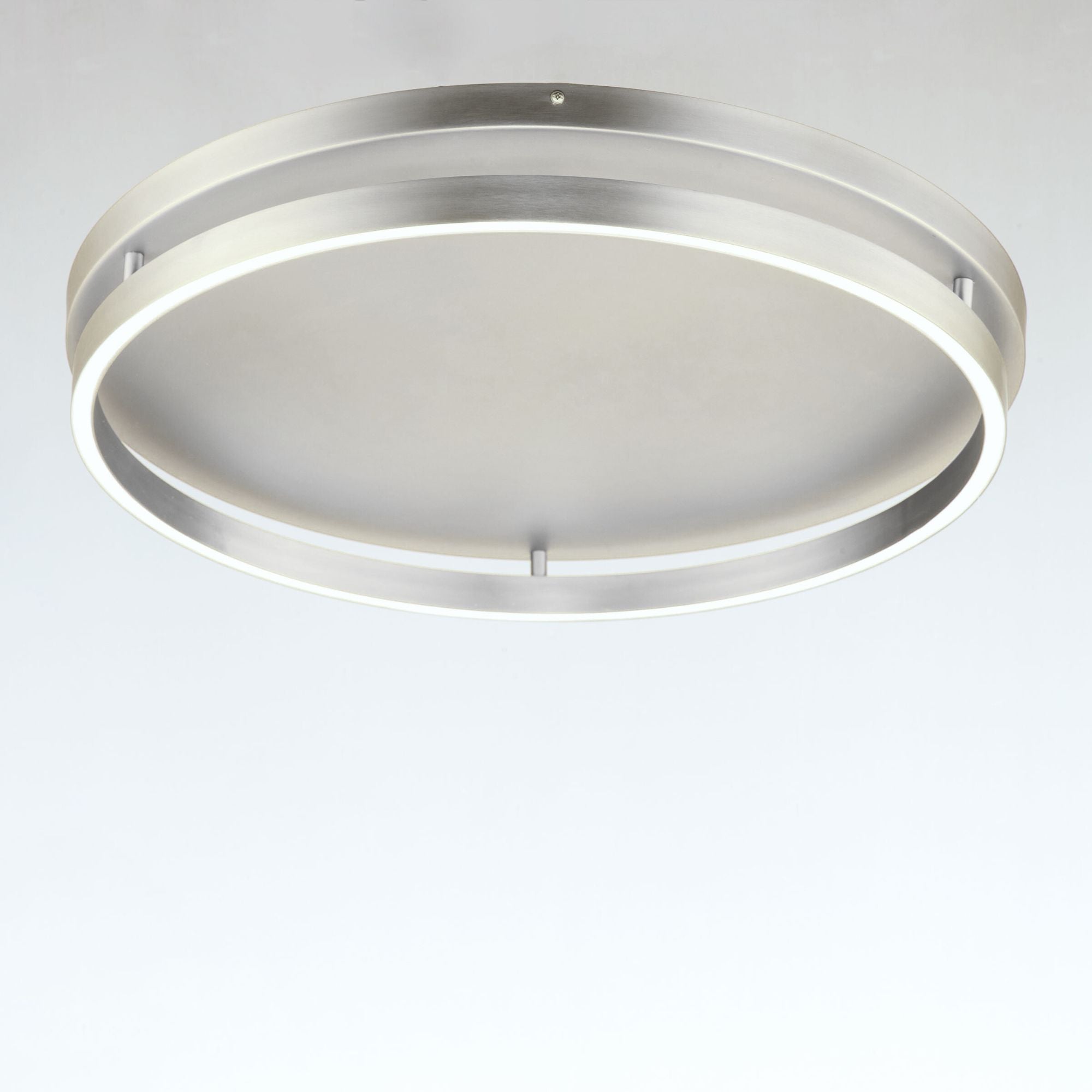 Groove 5CCT 24" LED Flush Mount, Brushed Aluminum Finish