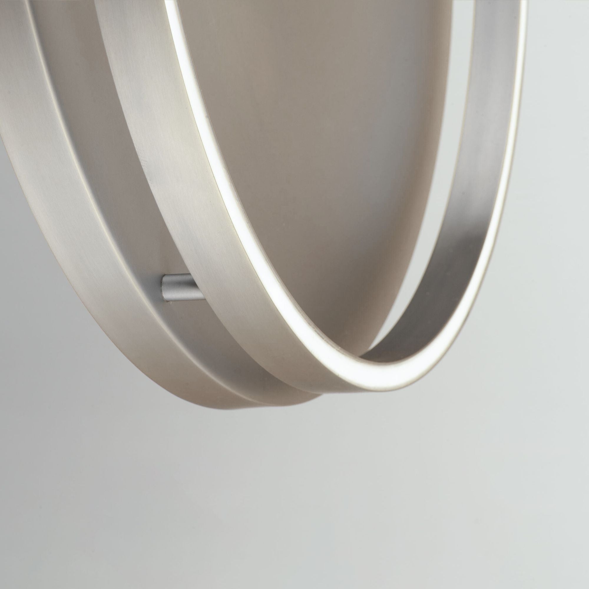 Groove 5CCT 24" LED Flush Mount, Brushed Aluminum Finish