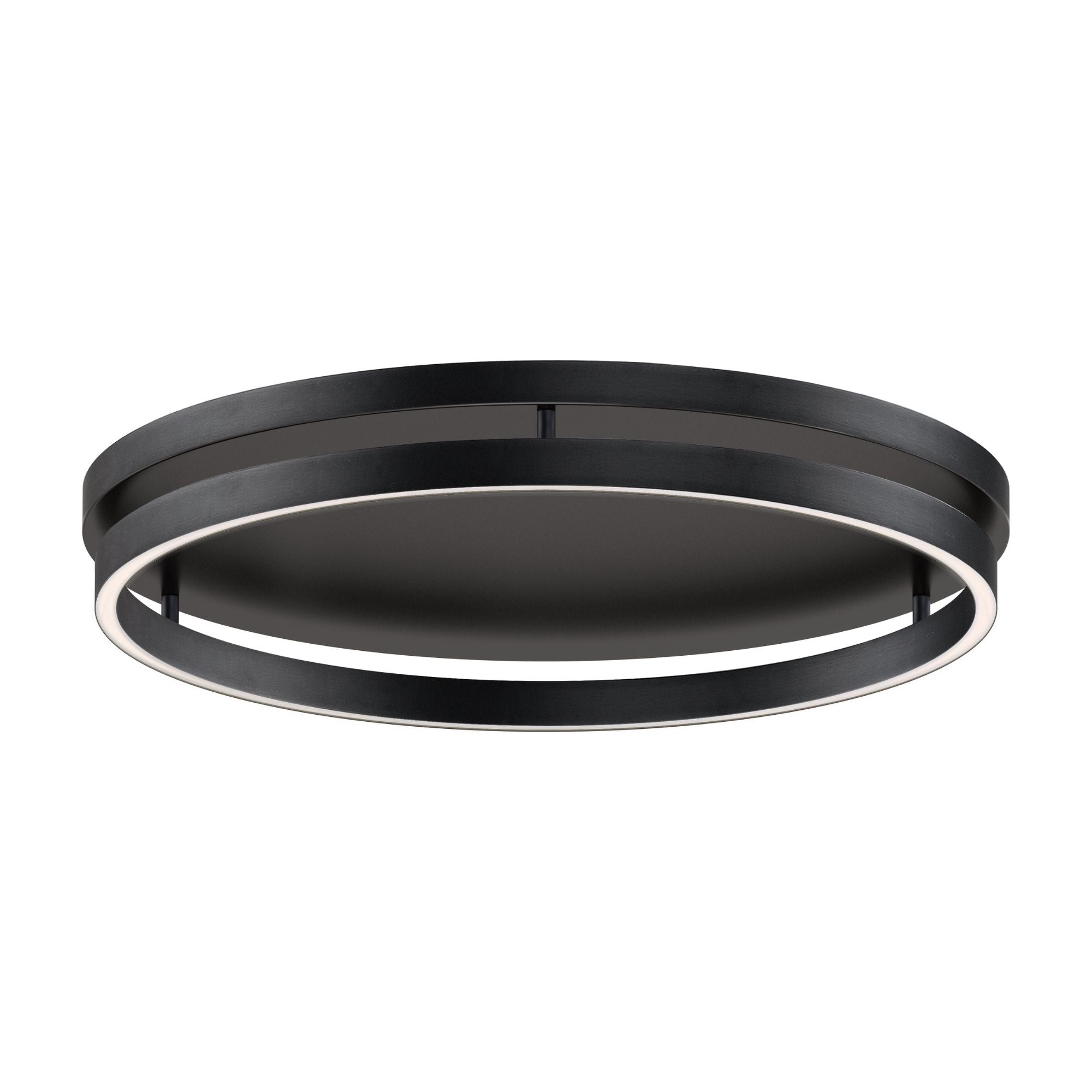 Groove 5CCT 24" LED Flush Mount, Black Finish