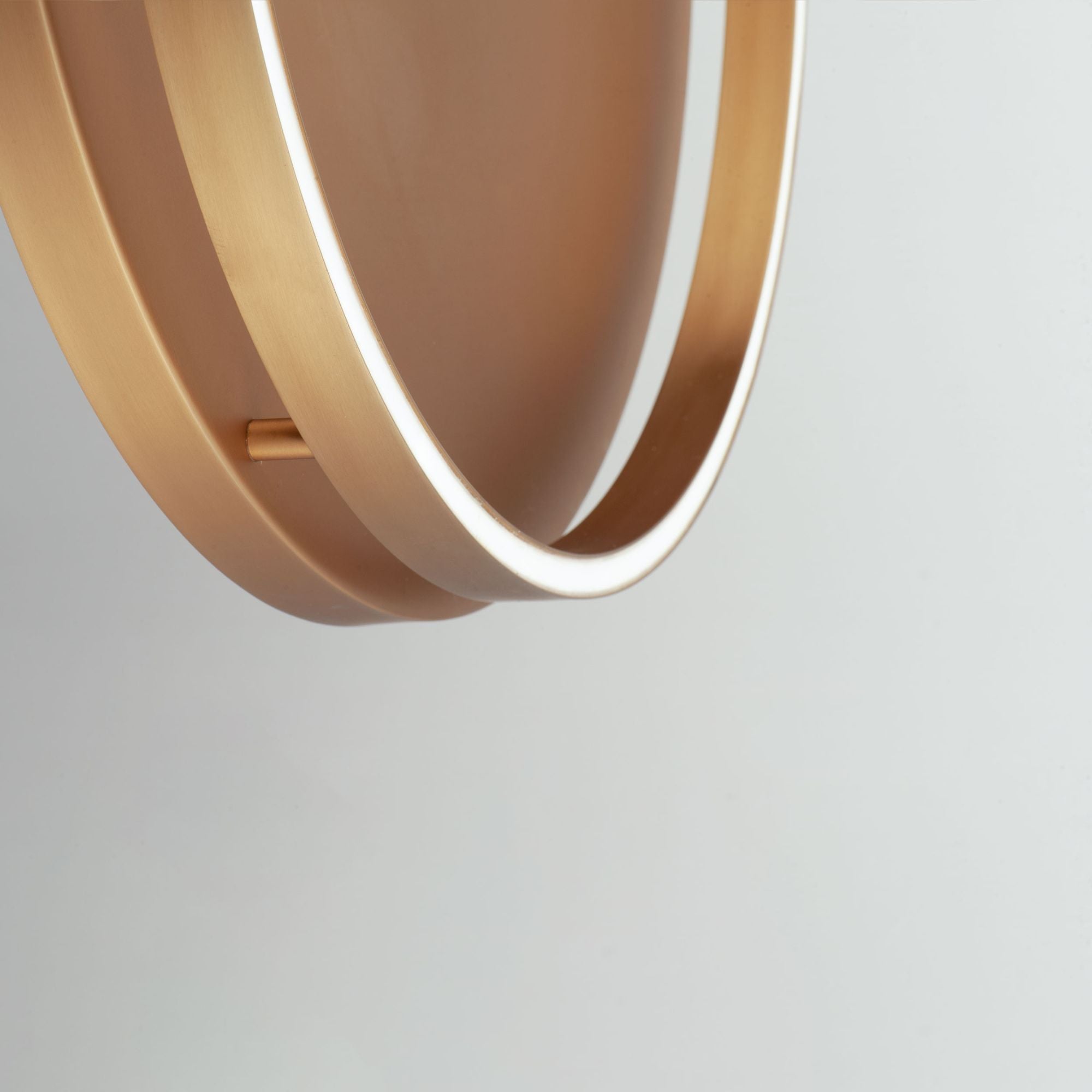 Groove WiZ 25" LED Flush Mount, Gold Finish