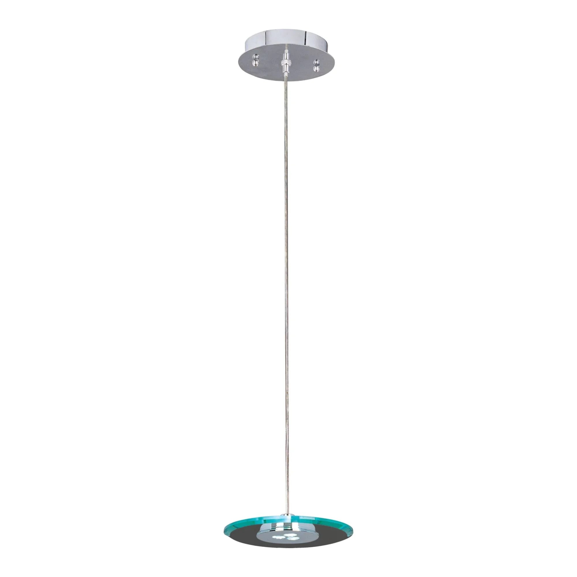 ET2 Lighting - Hagen 7" LED Mini Pendant, Polished Chrome Finish | Bees Lighting