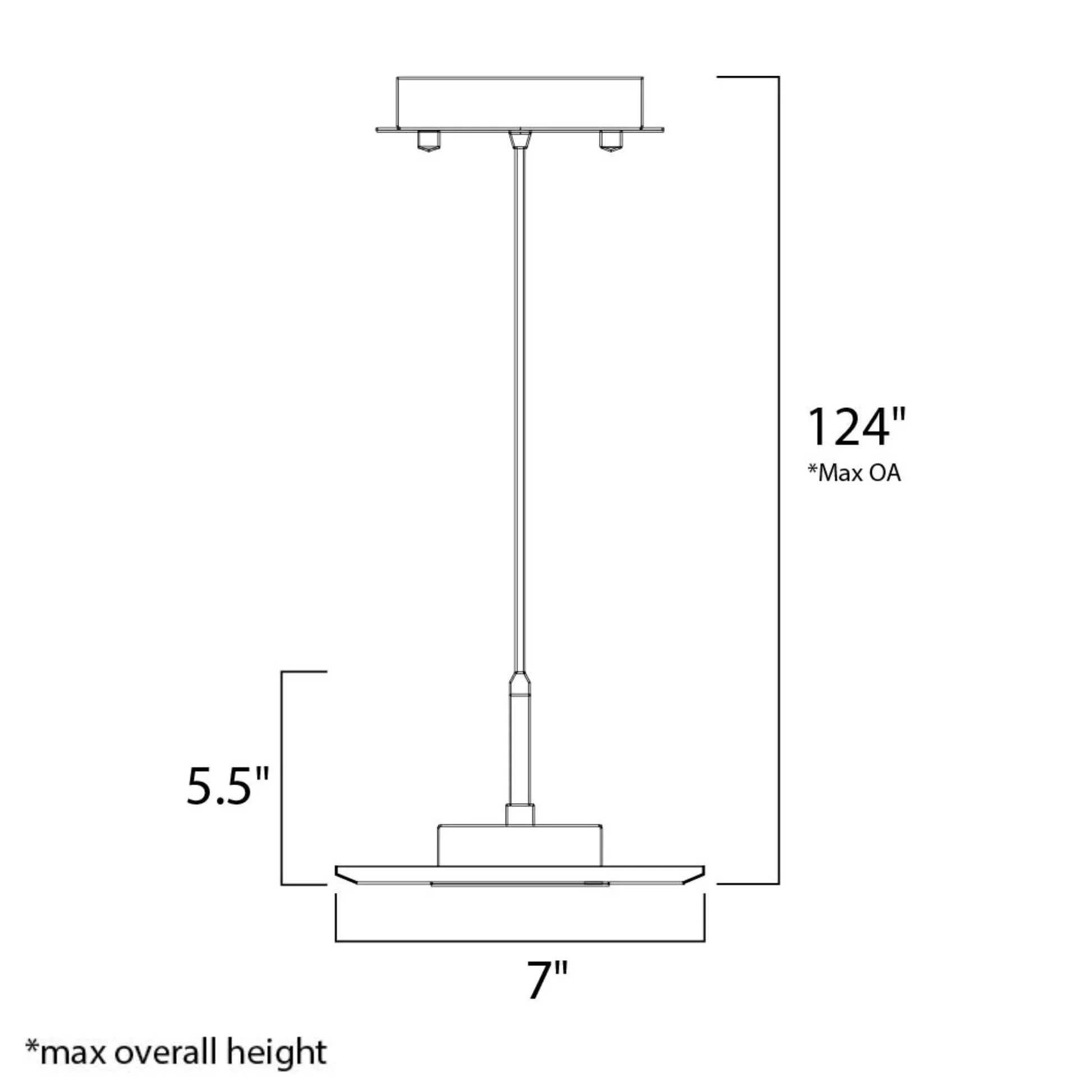 ET2 Lighting - Hagen 7" LED Mini Pendant, Polished Chrome Finish | Bees Lighting