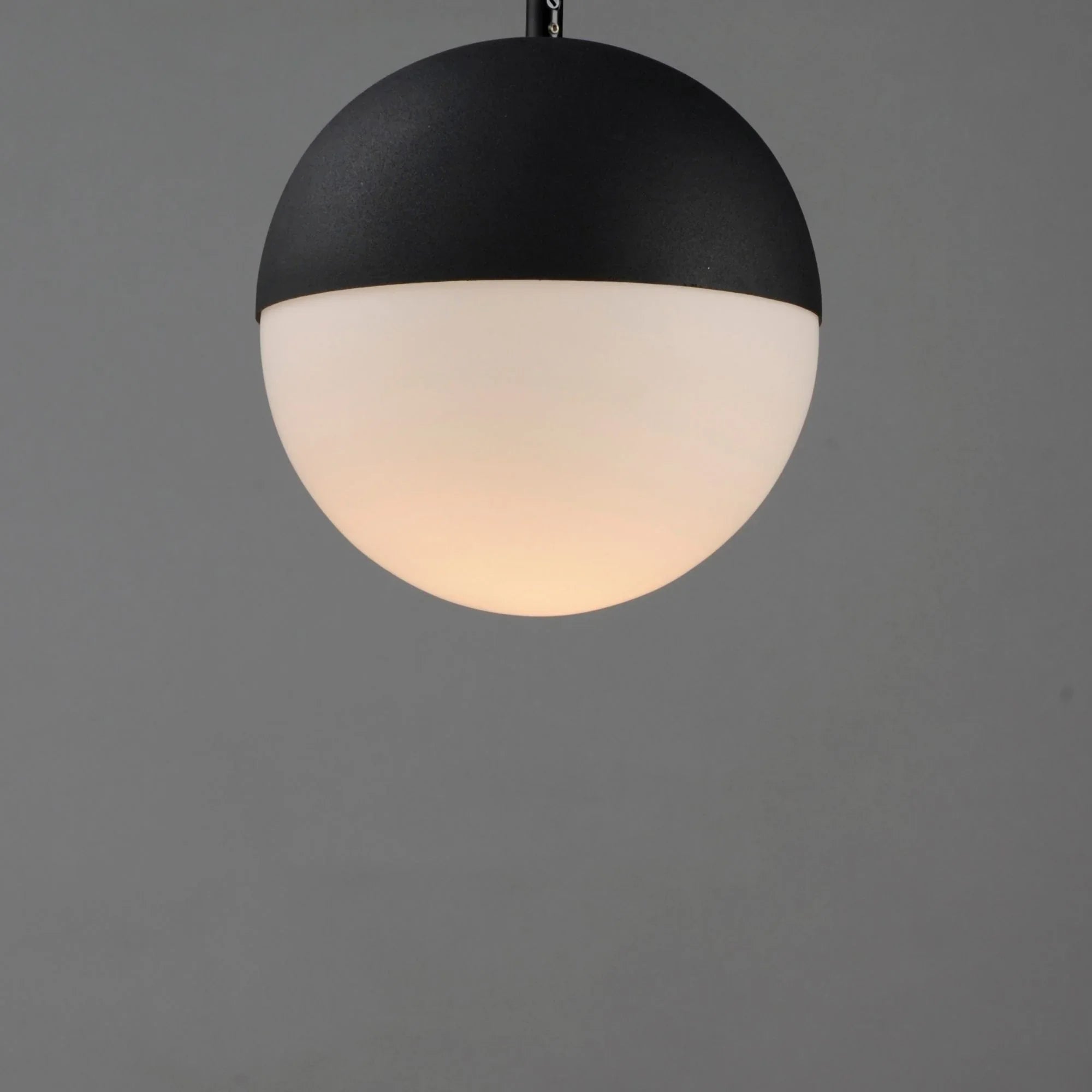 ET2 Lighting - Half Moon 9" Medium LED Pendant, Black Finish | Bees Lighting