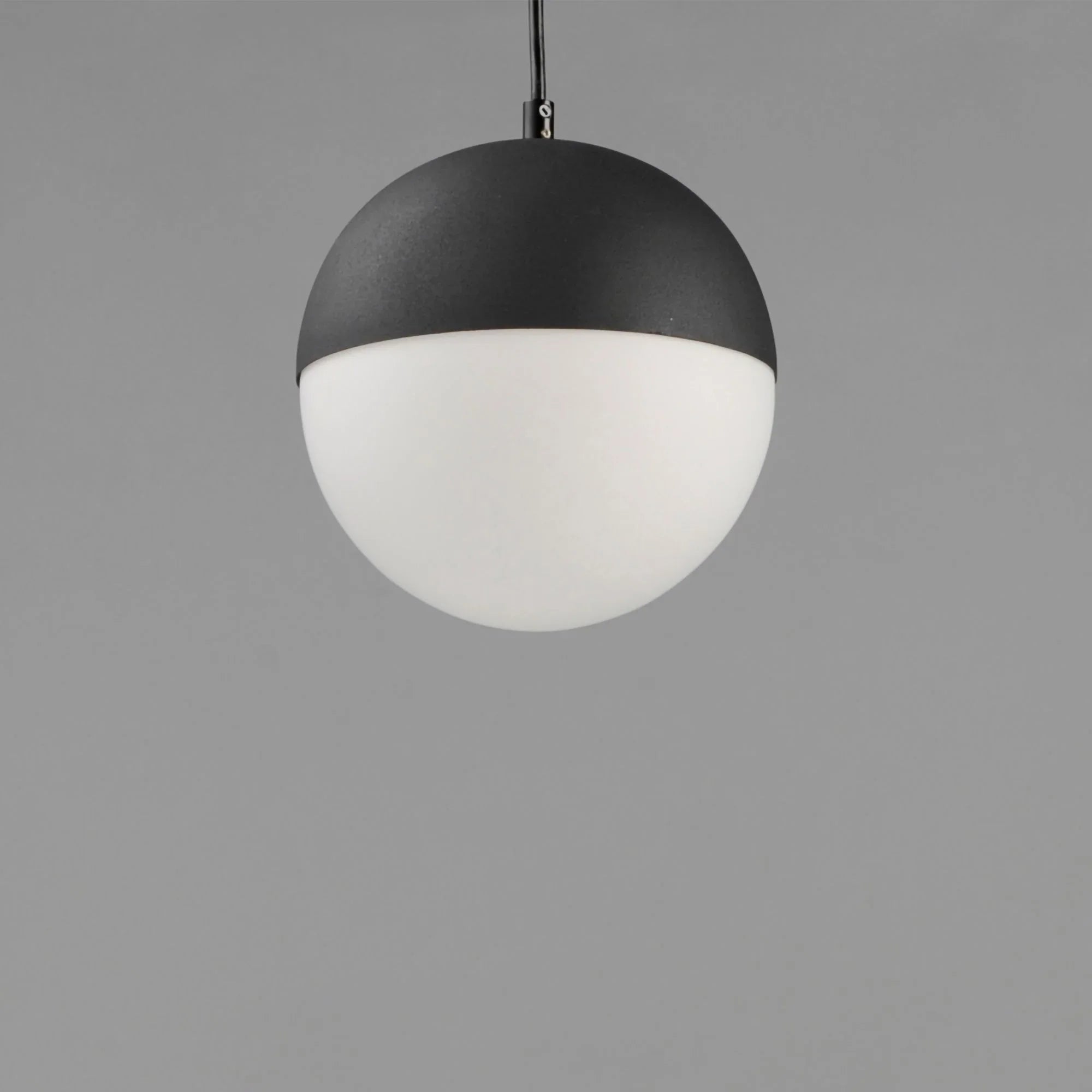 ET2 Lighting - Half Moon 9" Medium LED Pendant, Black Finish | Bees Lighting