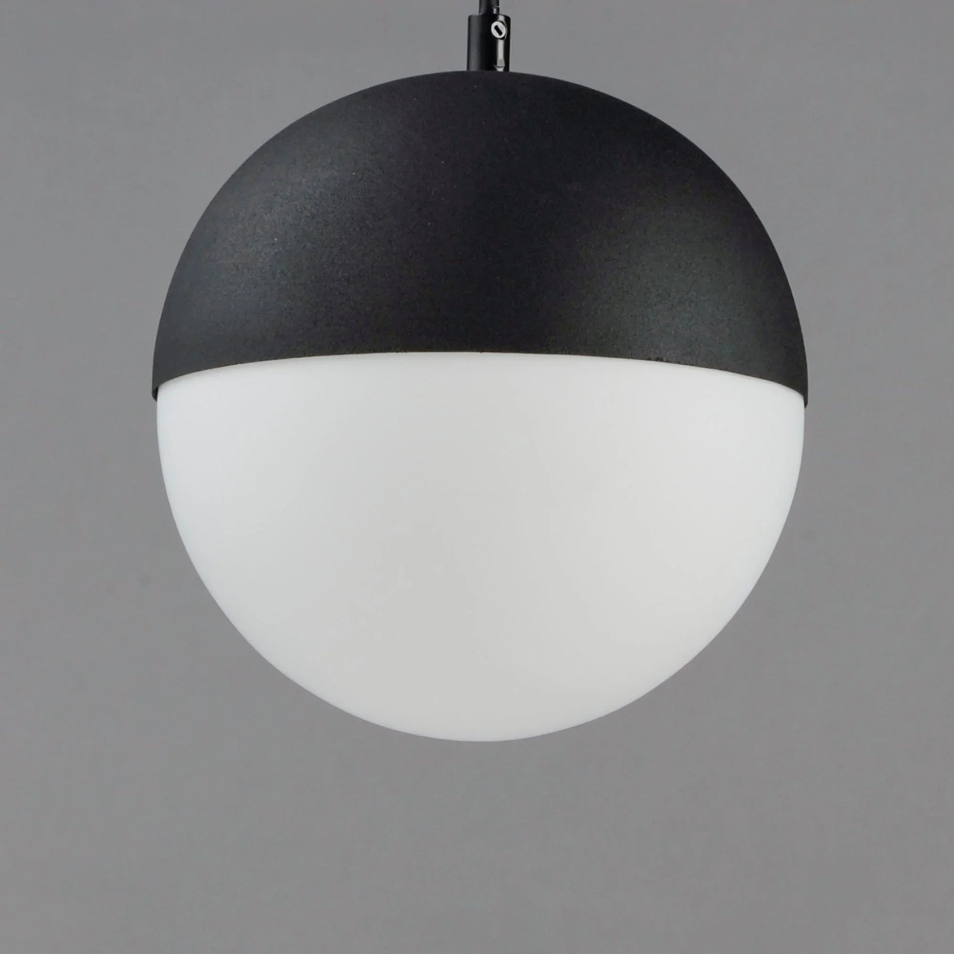 ET2 Lighting - Half Moon 12" Large LED Pendant, Black Finish | Bees Lighting