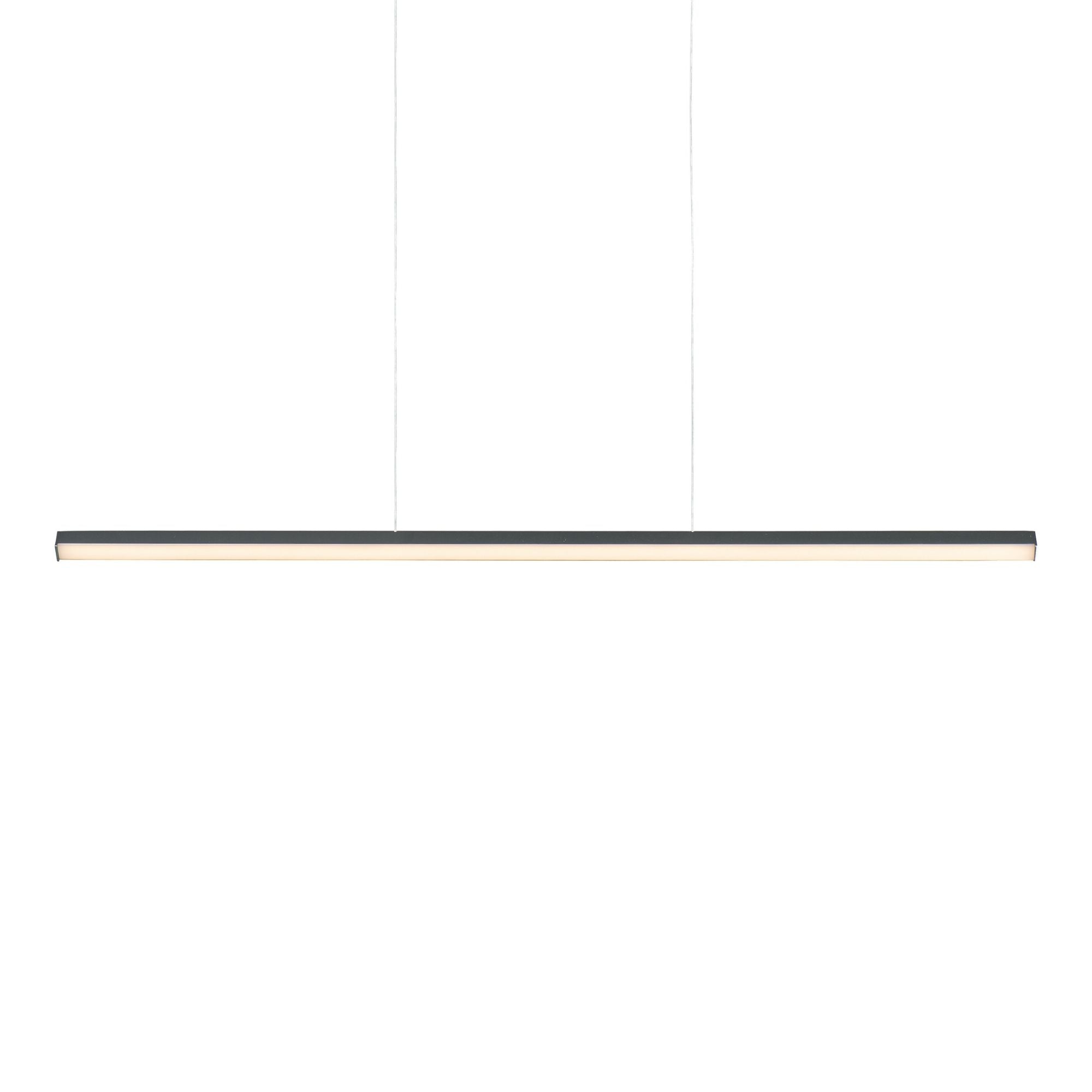 Hover 48" LED Linear Pendant, Black Finish