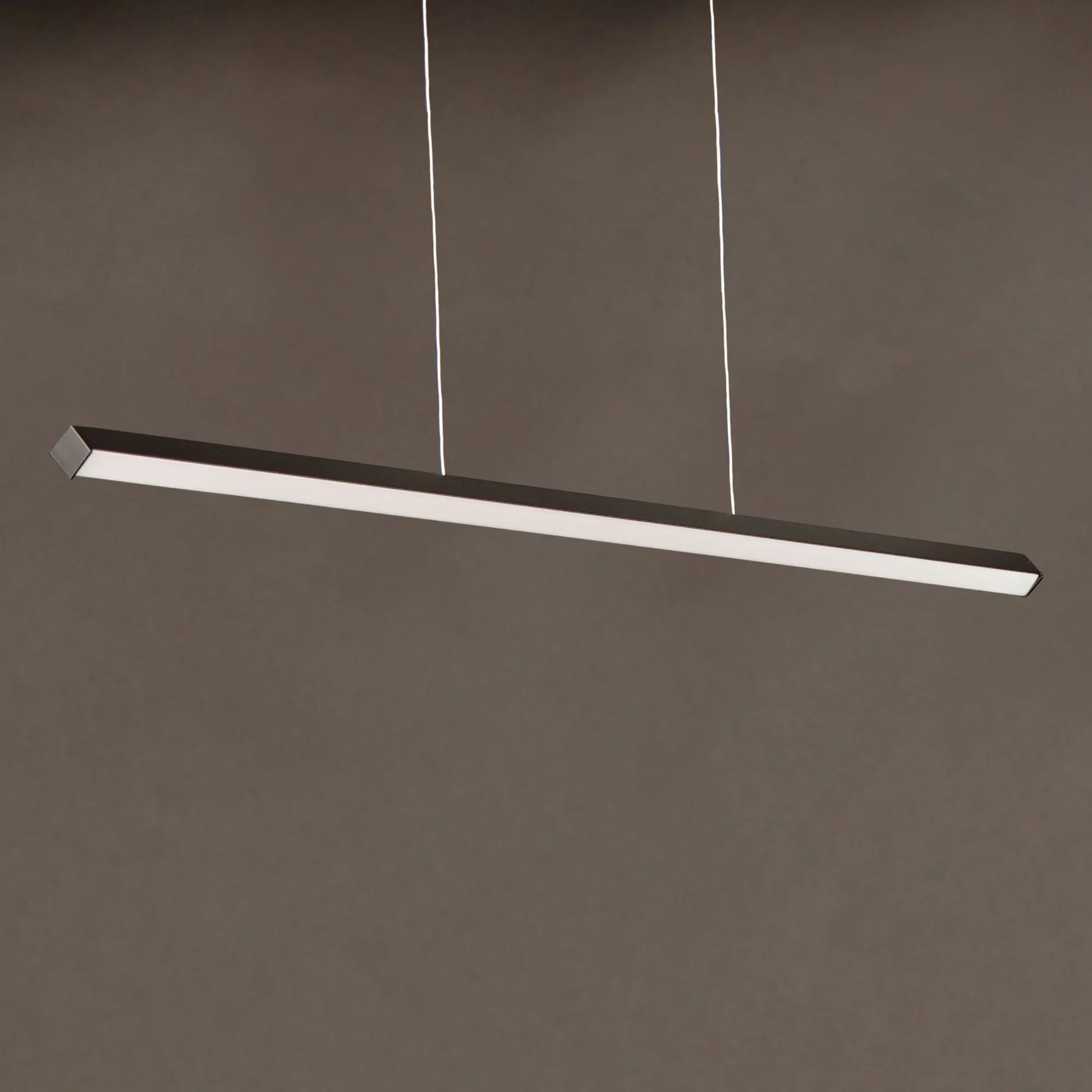 ET2 Lighting - Hover 48" LED Linear Pendant, Black Finish | Bees Lighting