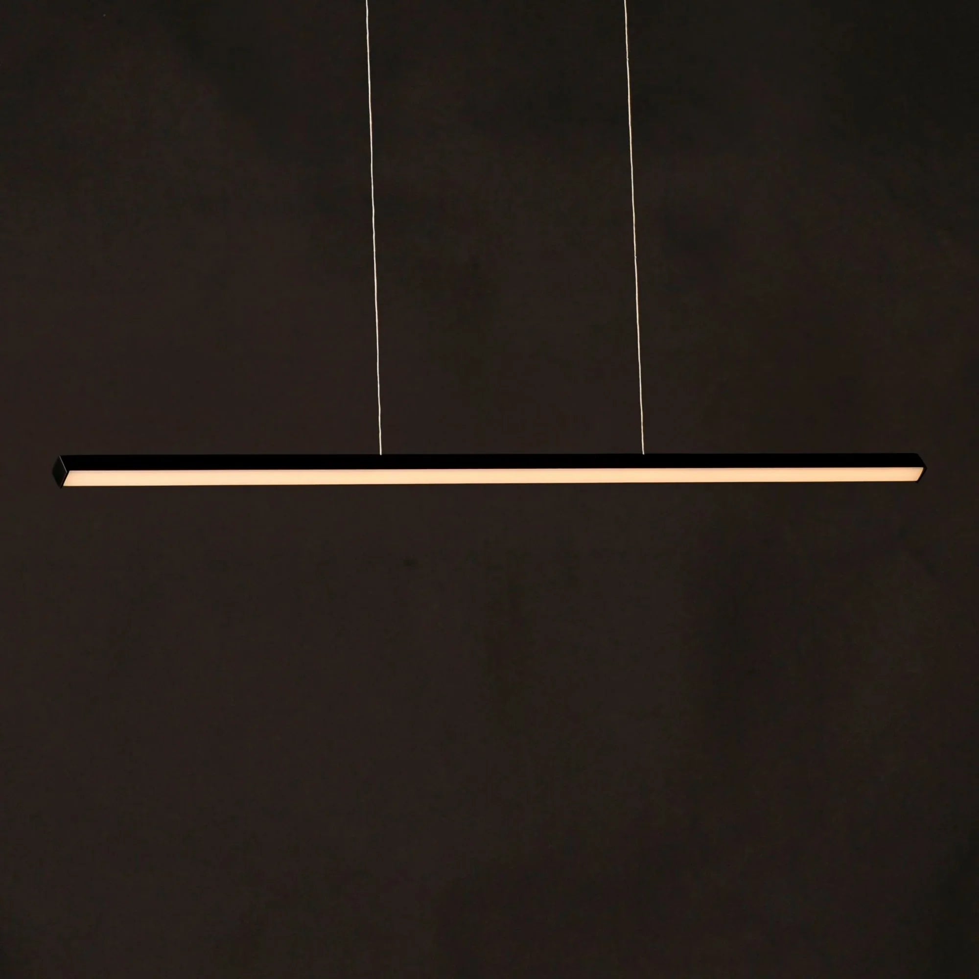 ET2 Lighting - Hover 48" LED Linear Pendant, Black Finish | Bees Lighting