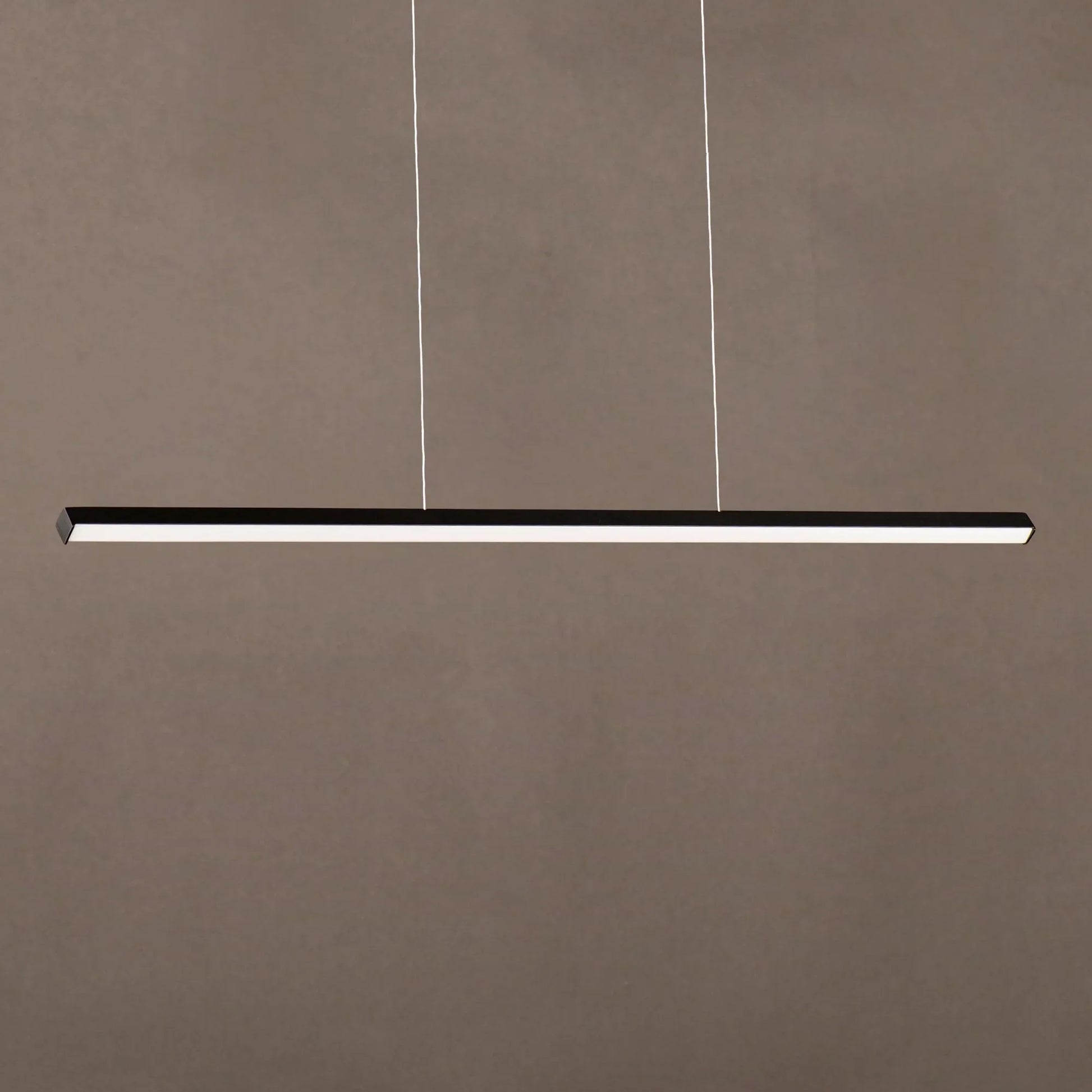 ET2 Lighting - Hover 48" LED Linear Pendant, Black Finish | Bees Lighting