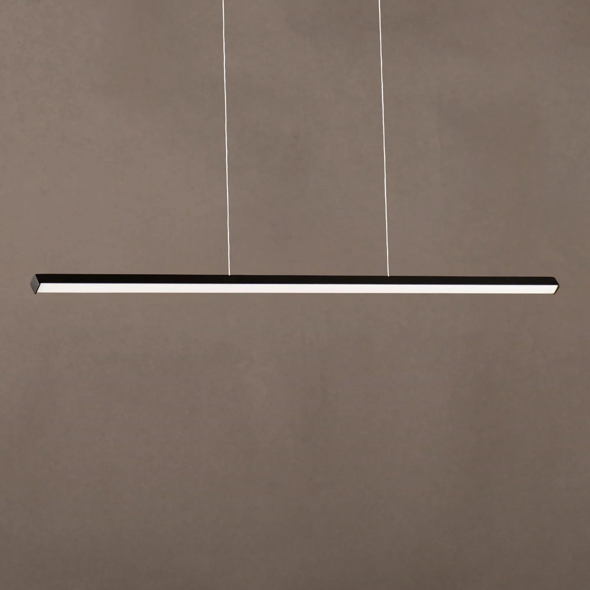 ET2 Lighting - Hover 48" LED Linear Pendant, Black Finish | Bees Lighting