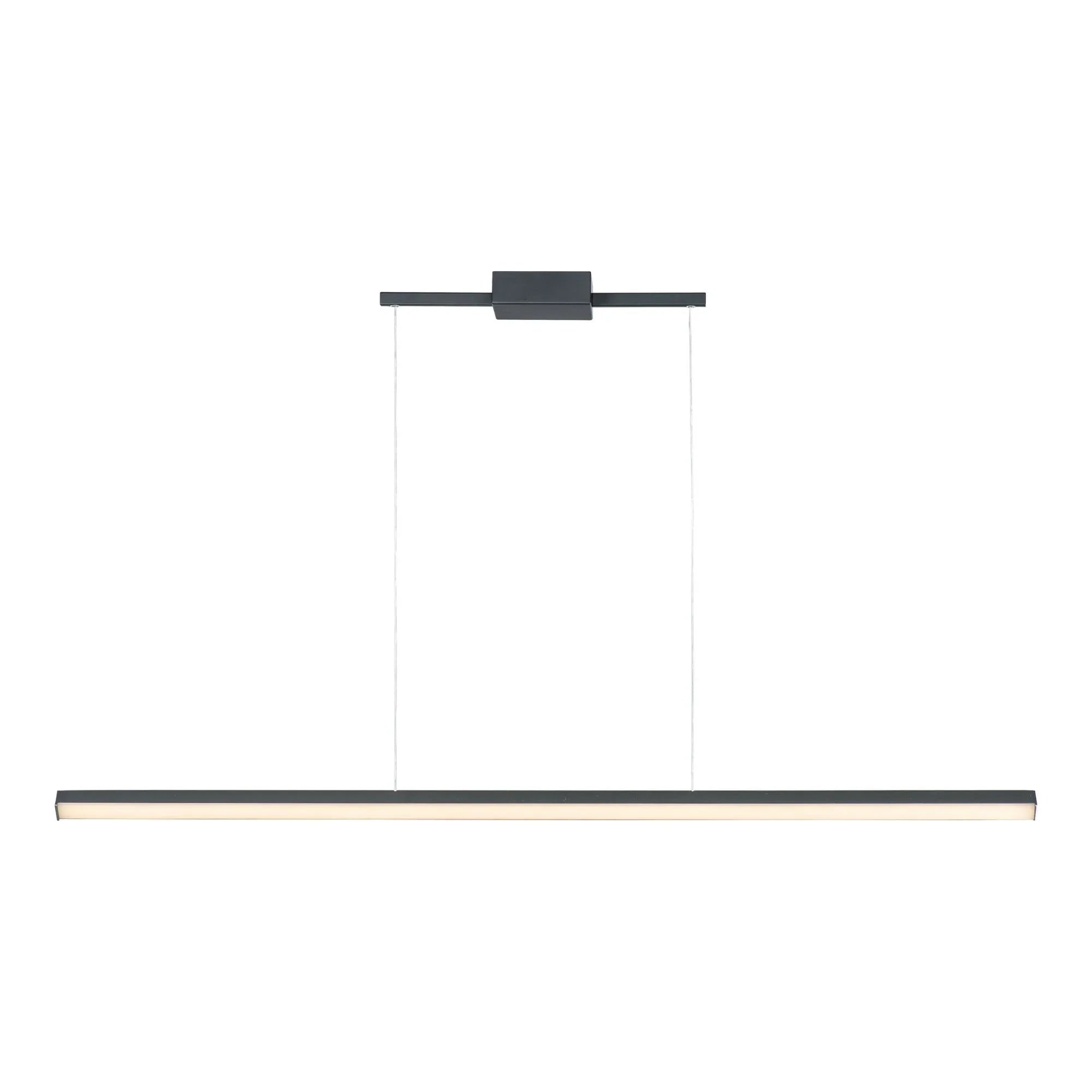 ET2 Lighting - Hover 48" LED Linear Pendant, Black Finish | Bees Lighting