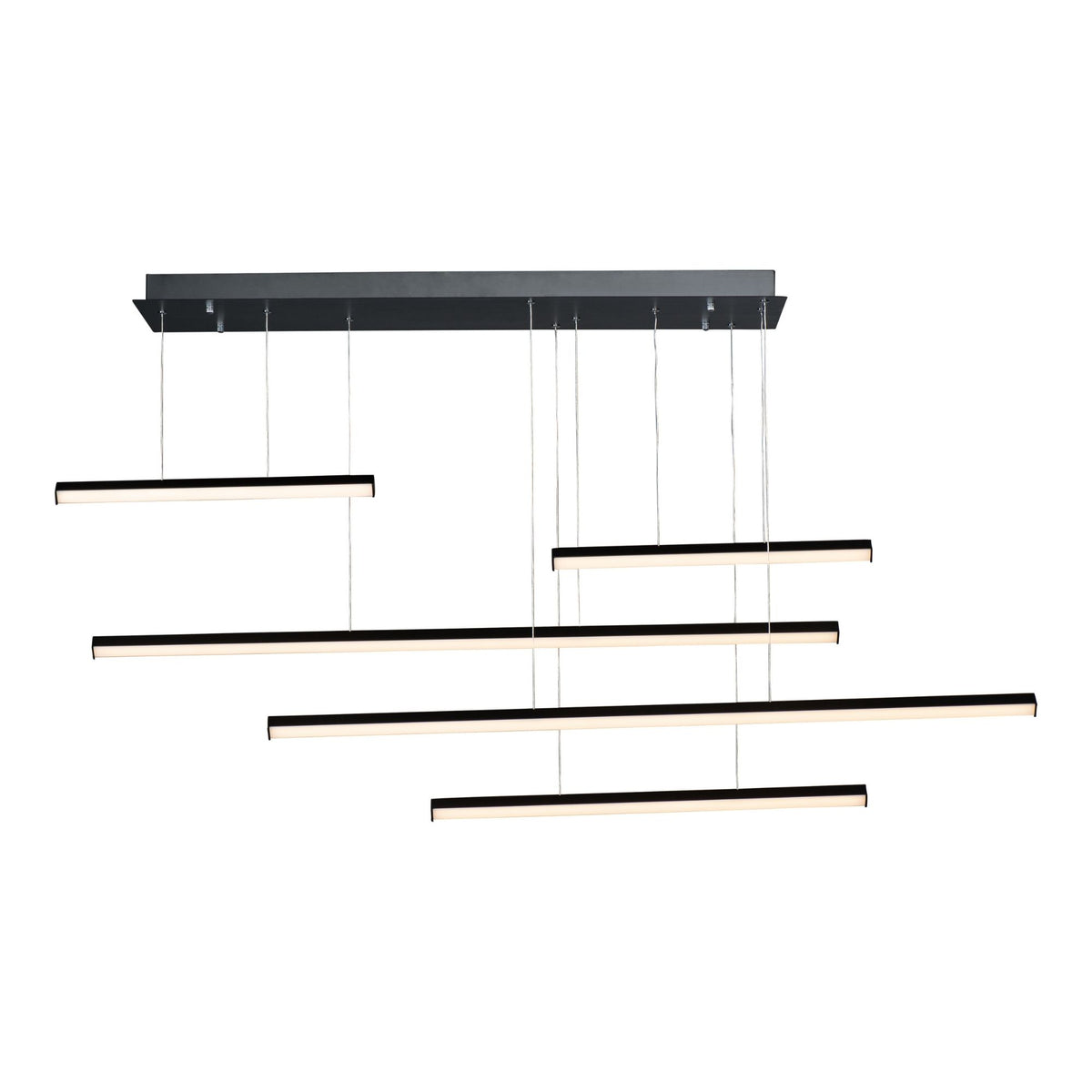 ET2 Hover 61 in. 5-Light Pendant, Black