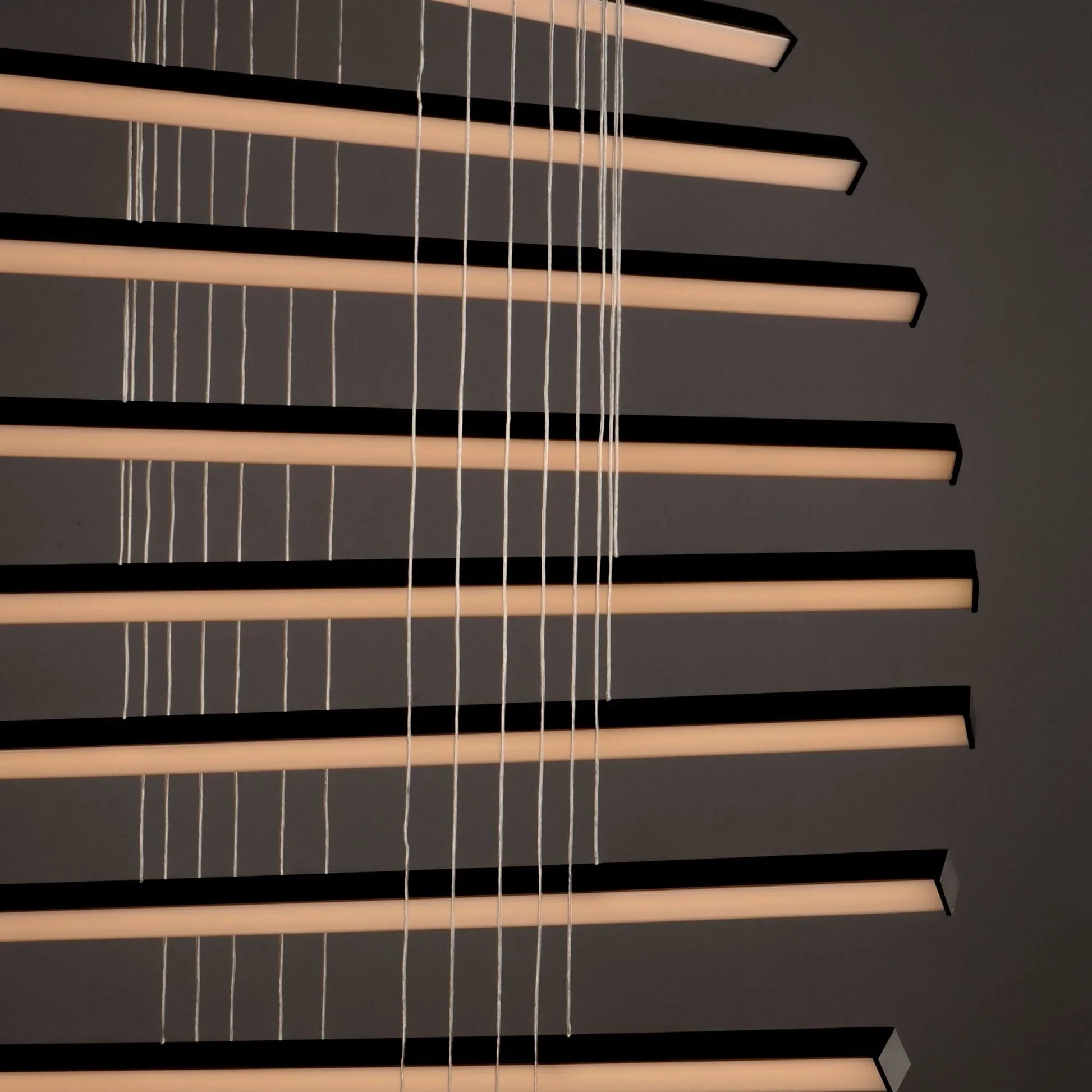 ET2 Lighting - Hover 28" 16-Light LED Pendant, Black Finish | Bees Lighting