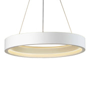 ET2 Lighting - iCorona FoH 29" LED Pendant, Matte White Finish | Bees Lighting