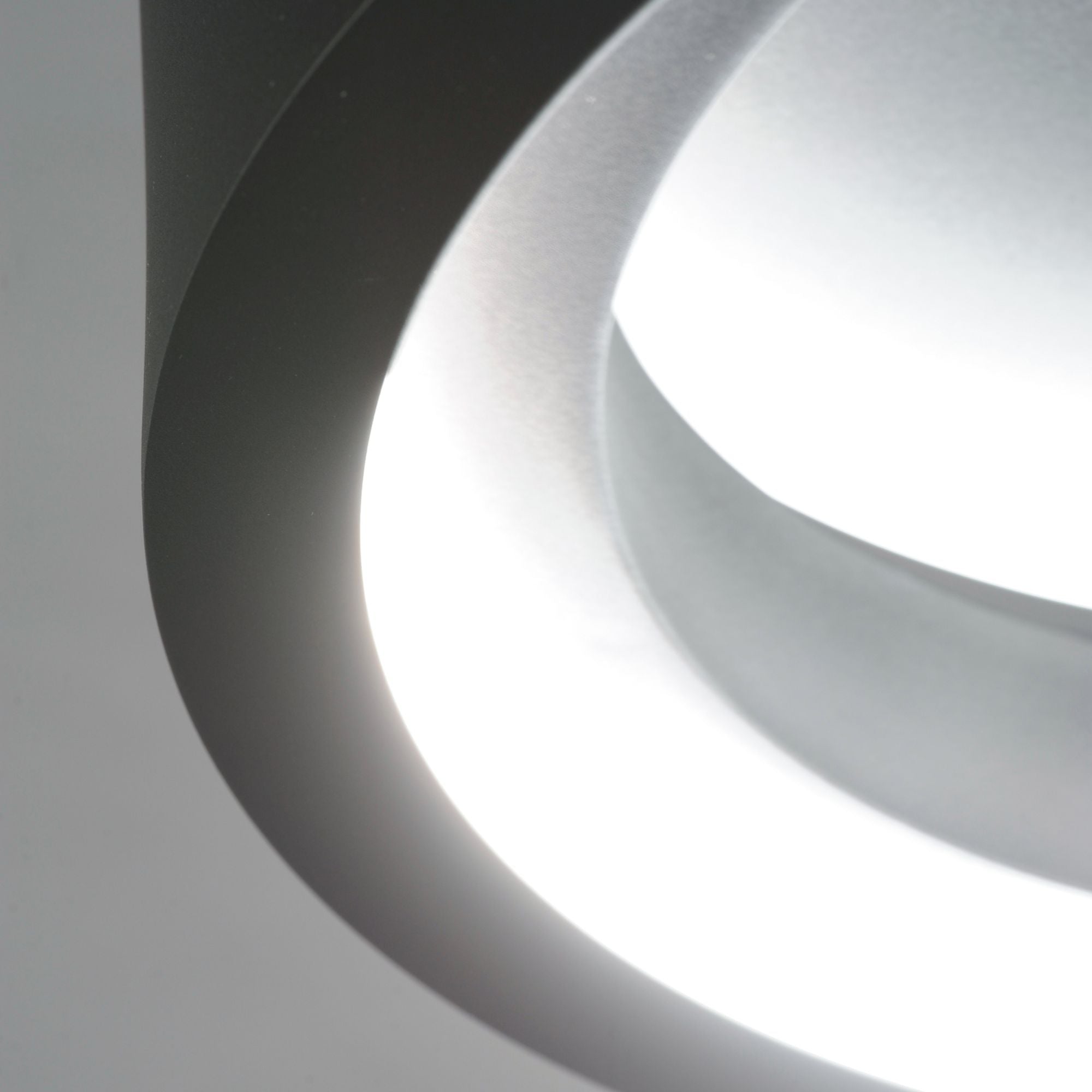 iCorona WiZ 18" LED Flush Mount, Black Finish