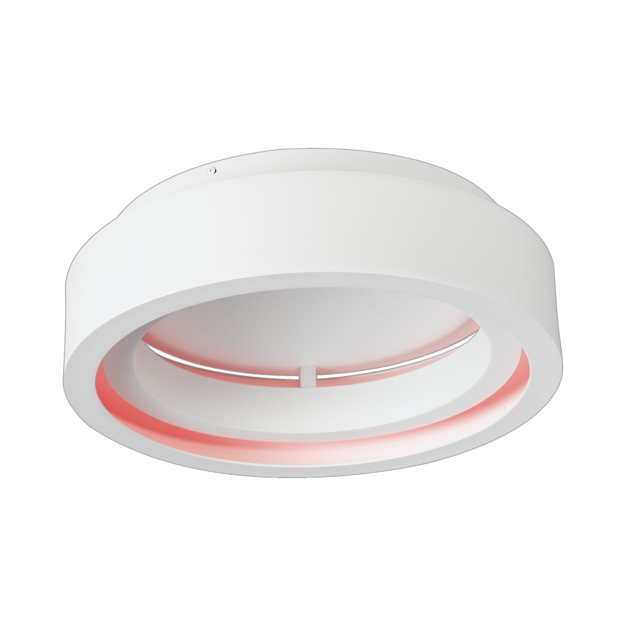 iCorona WiZ 18" LED Flush Mount, Matte White Finish