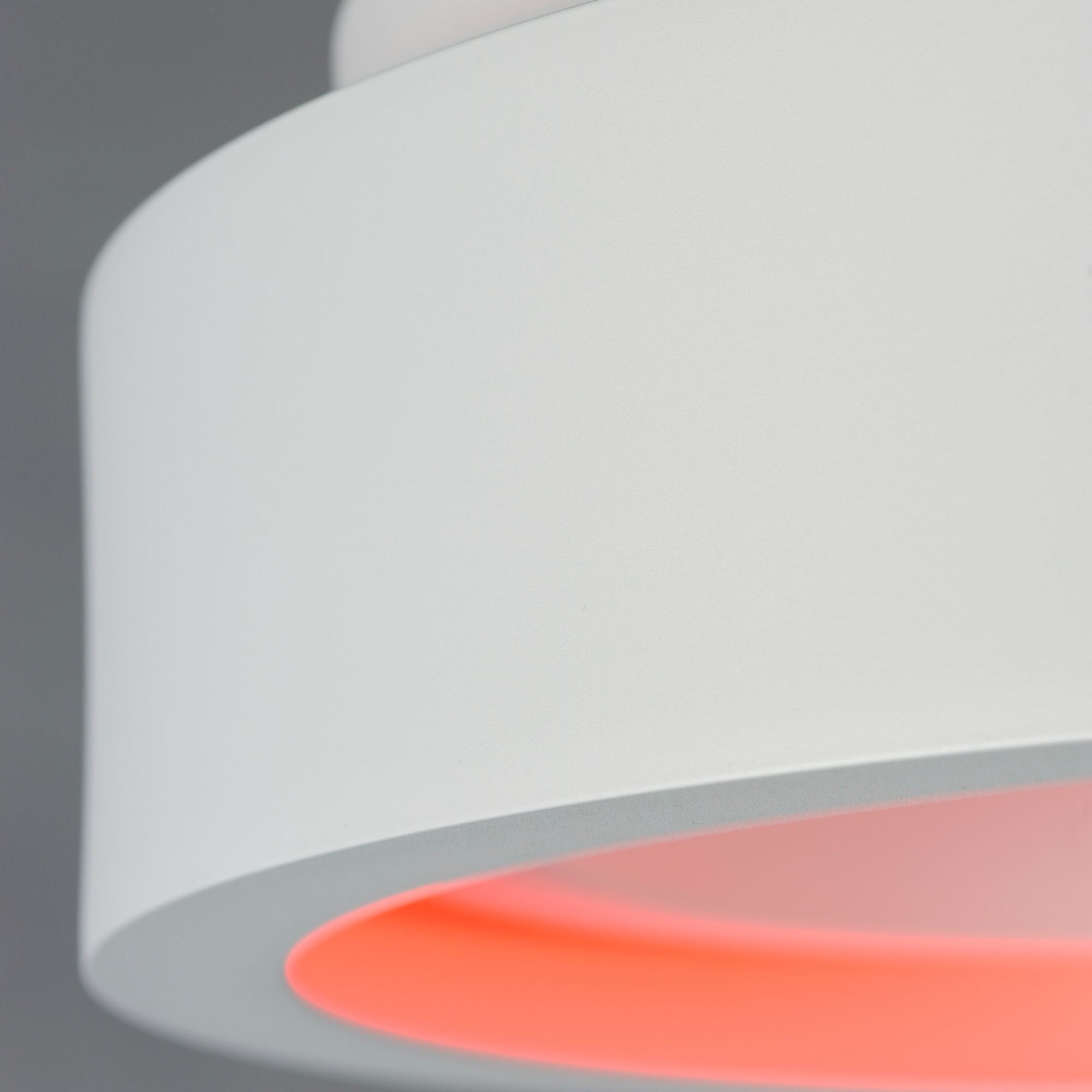 iCorona WiZ 18" LED Flush Mount, Matte White Finish