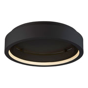 iCorona WiZ 23" LED Flush Mount, Black Finish