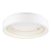 iCorona WiZ 23" LED Flush Mount, Matte White Finish