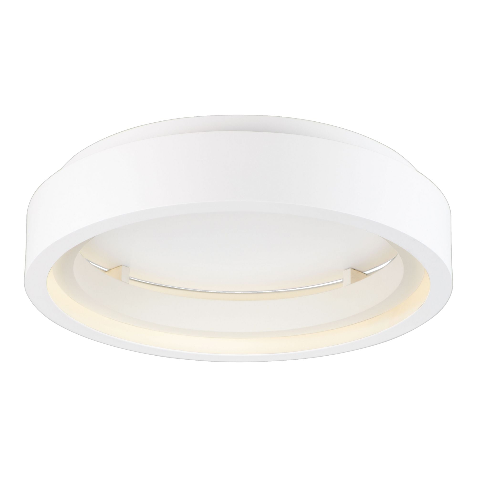 iCorona WiZ 23" LED Flush Mount, Matte White Finish