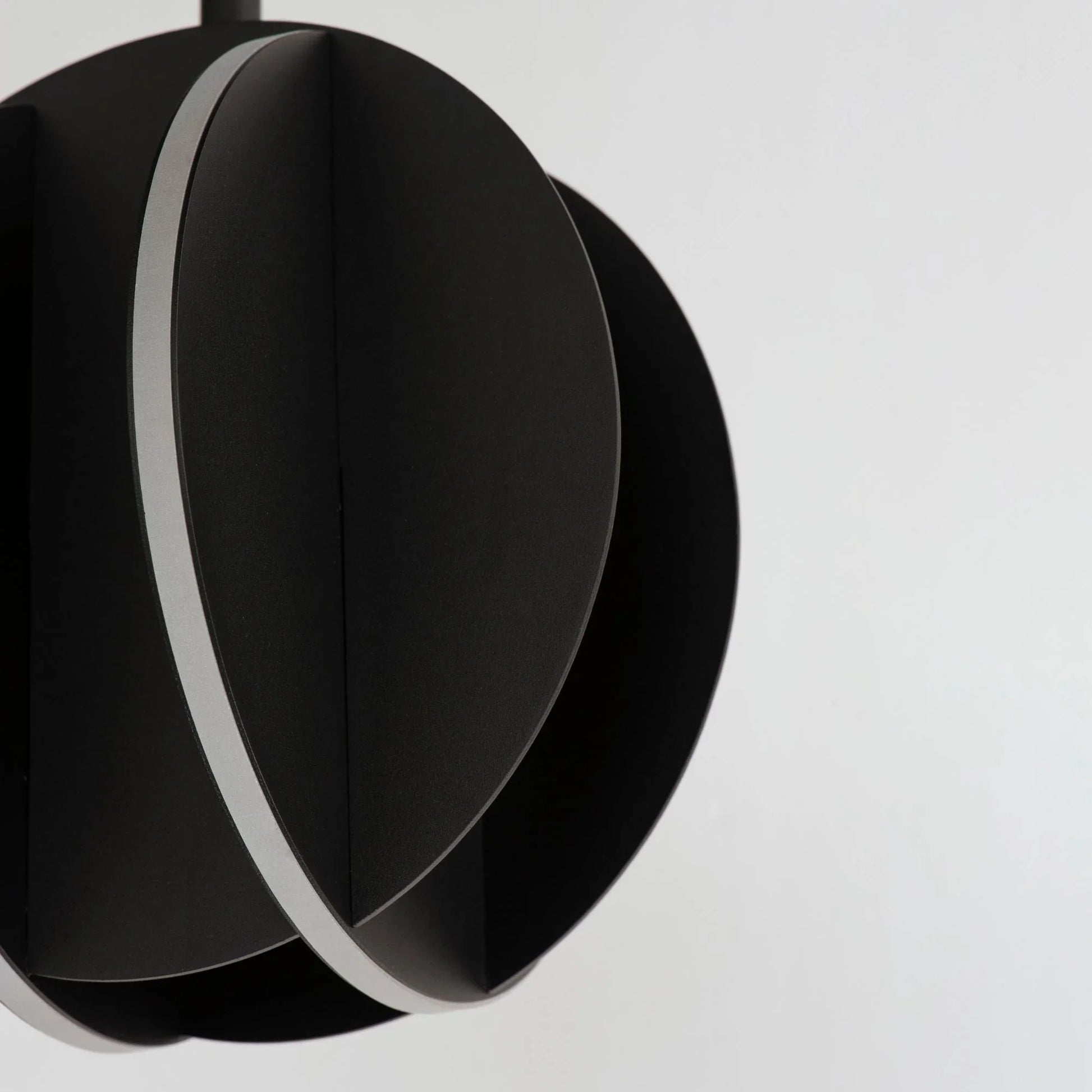 ET2 Lighting - Interval 8" LED Mini Sphere Pendant, Black Finish | Bees Lighting